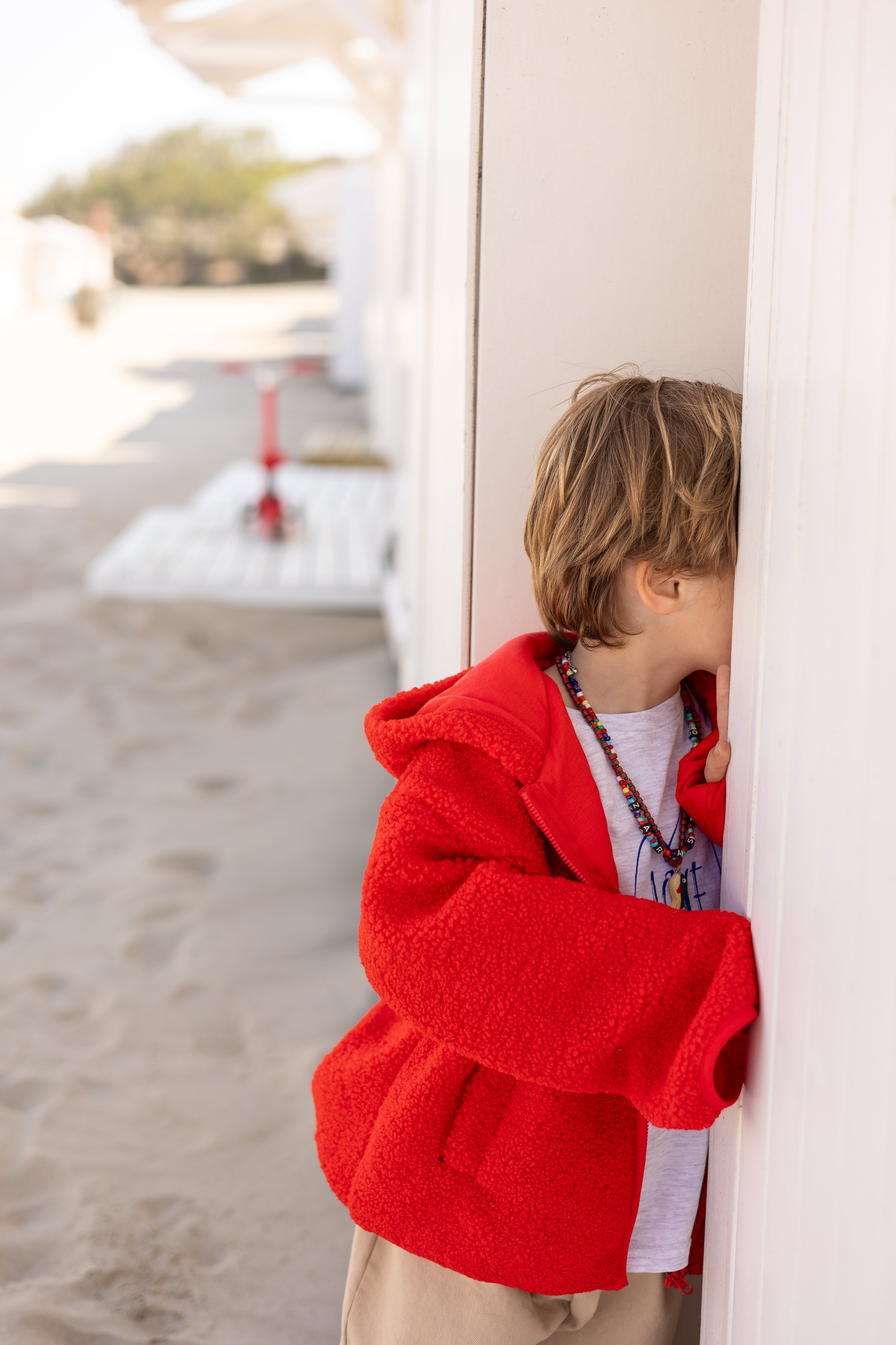 Noah coat - red
