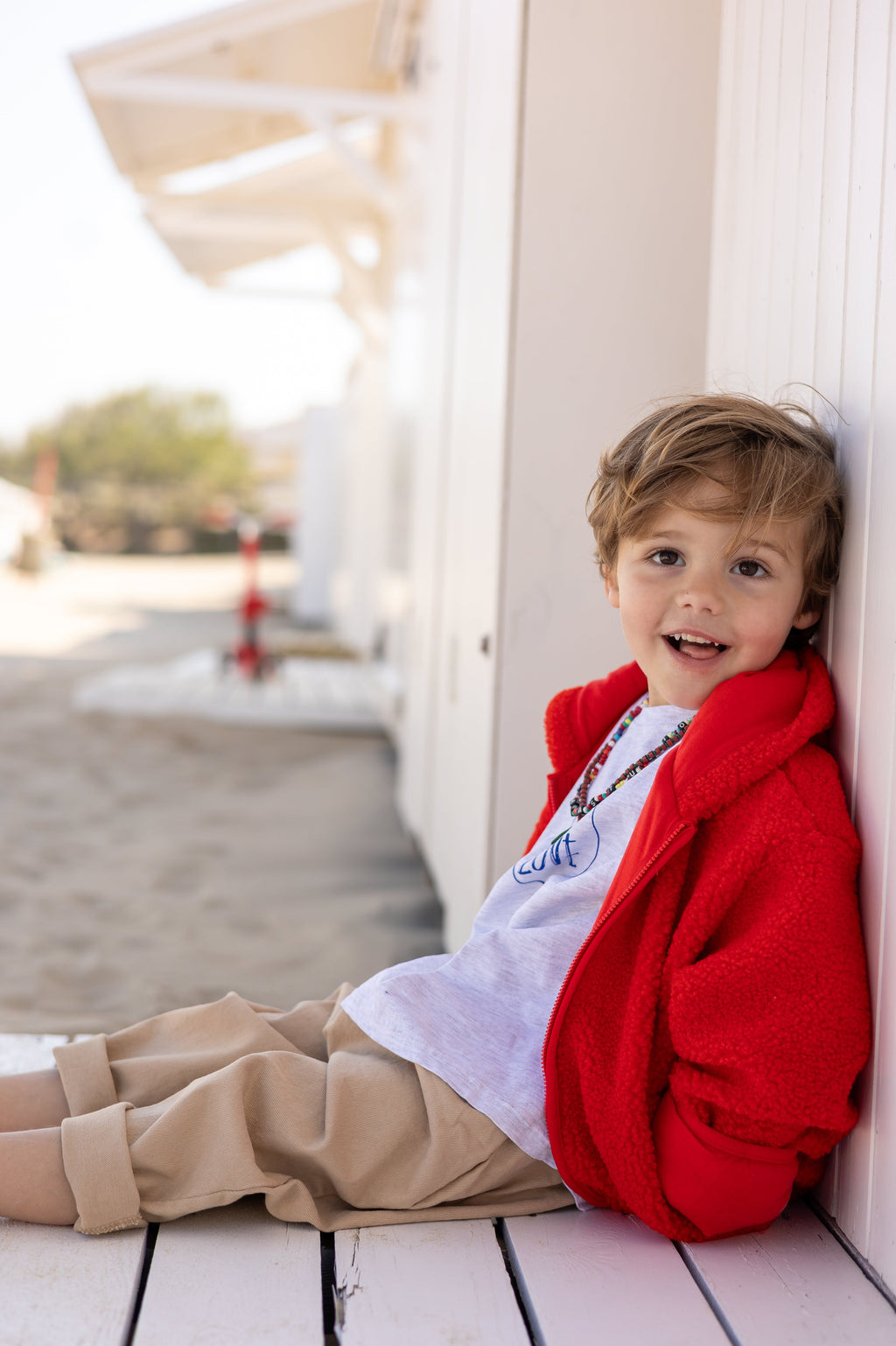Noah coat - red