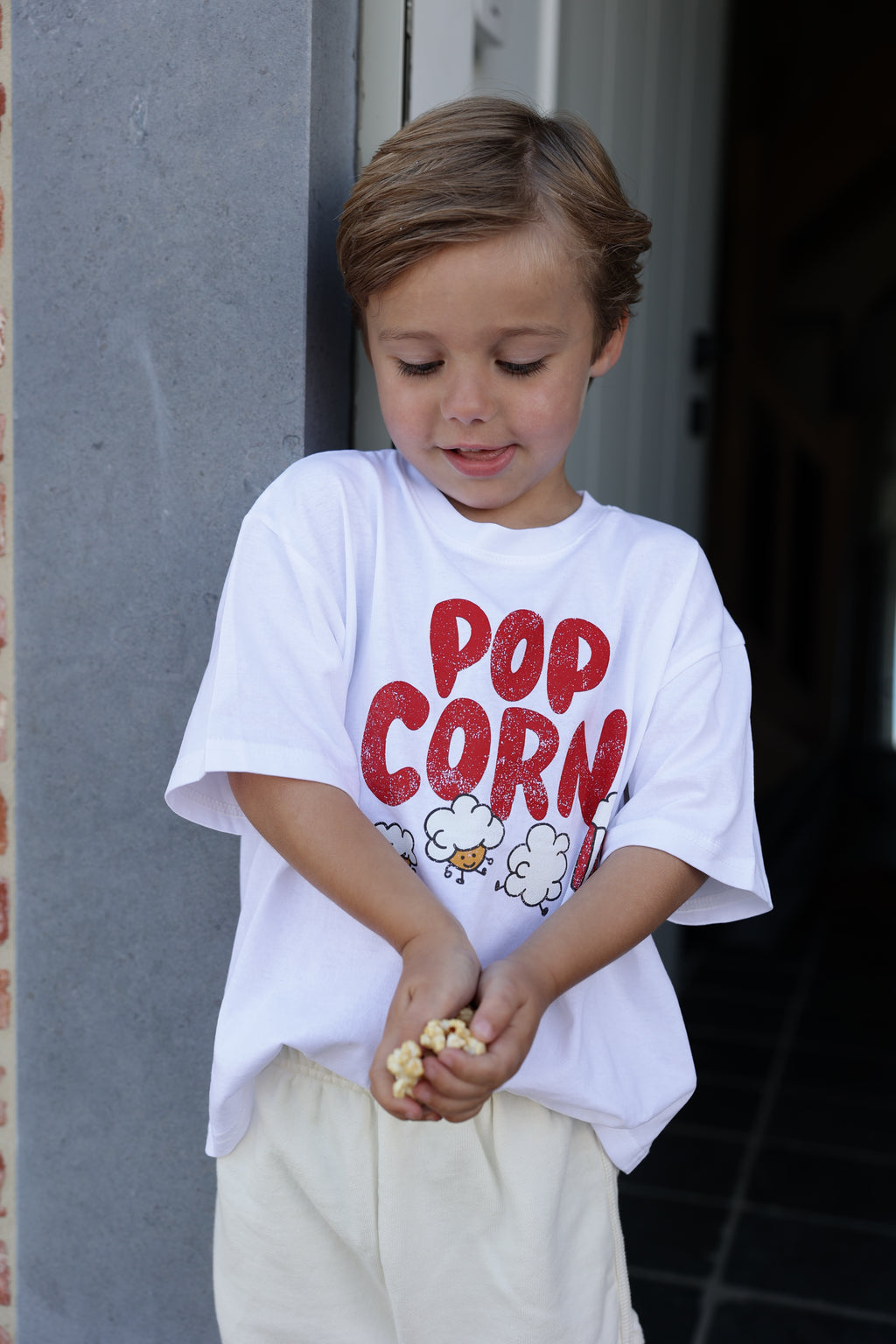 T-shirt Pop - blanc