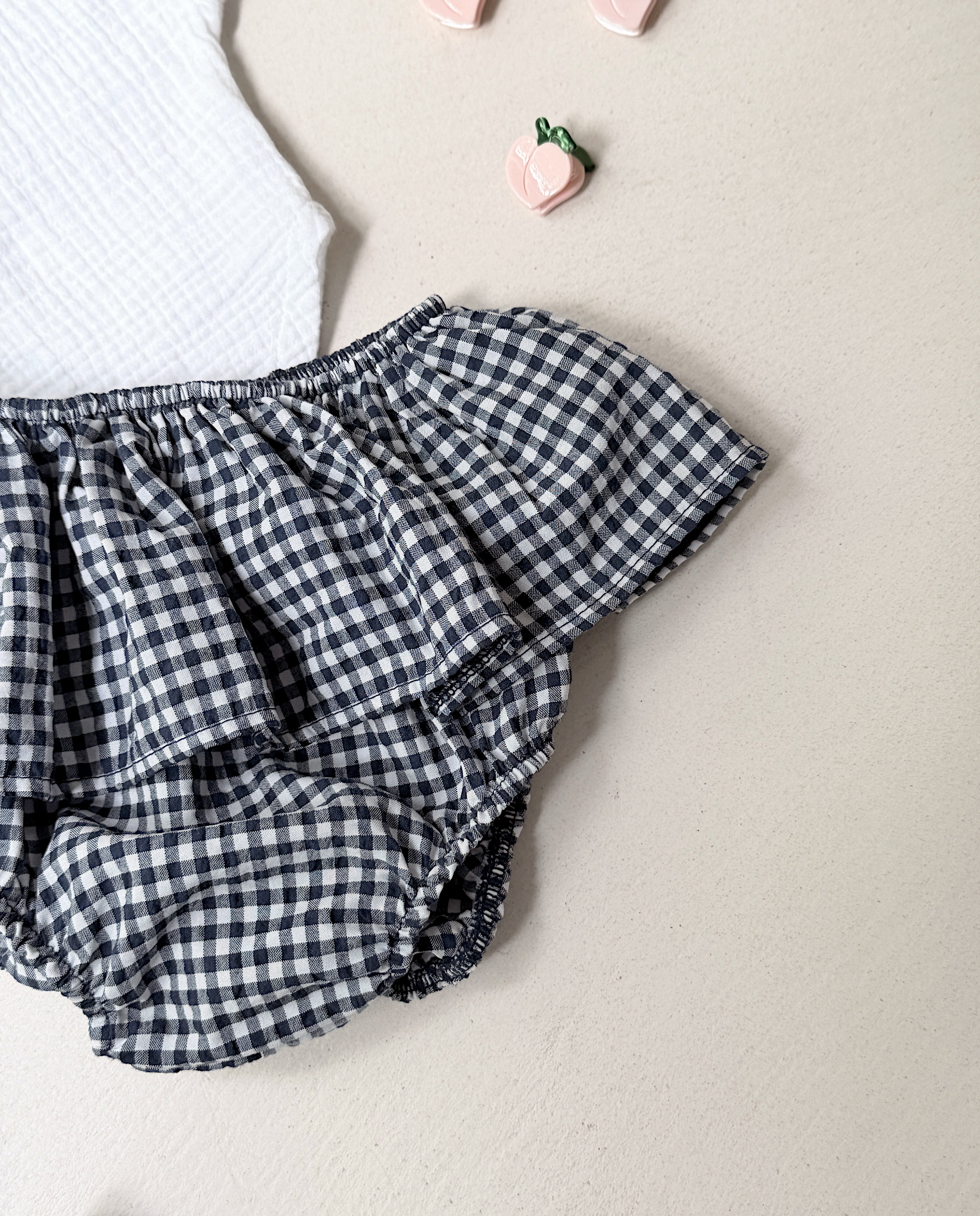 Bloomer Marta - vichy bleu
