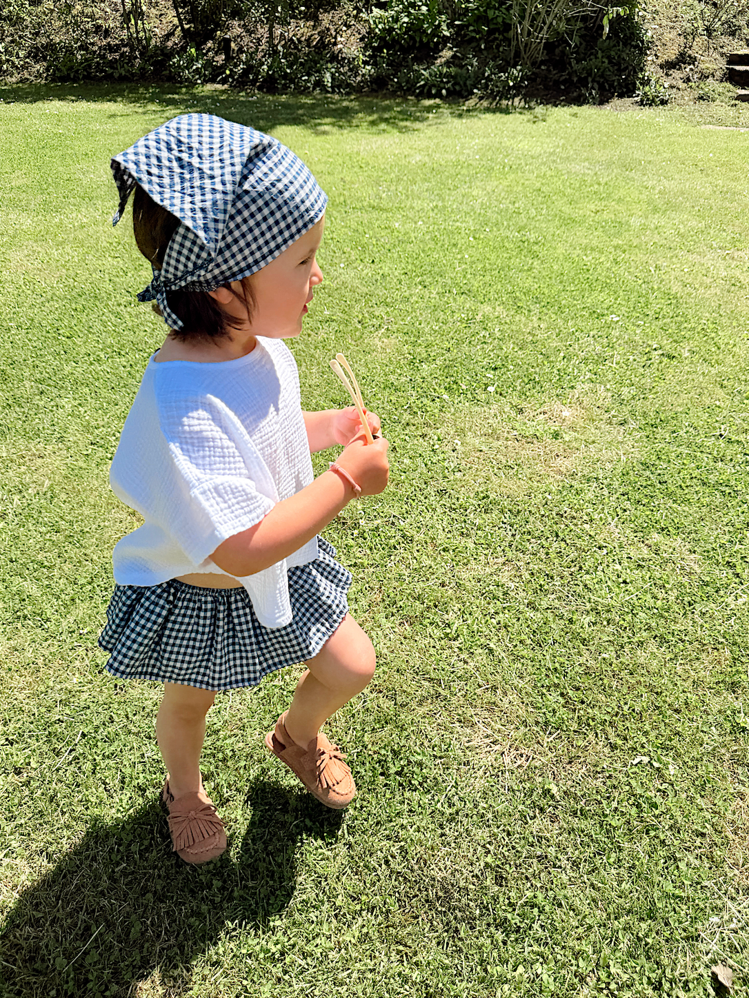 Bloomer Marta - vichy bleu