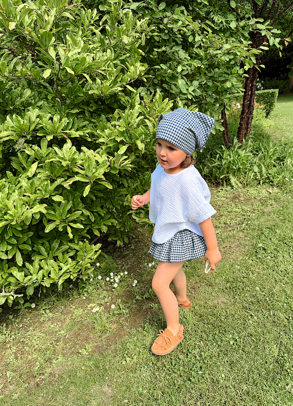 Bloomer Marta - vichy bleu