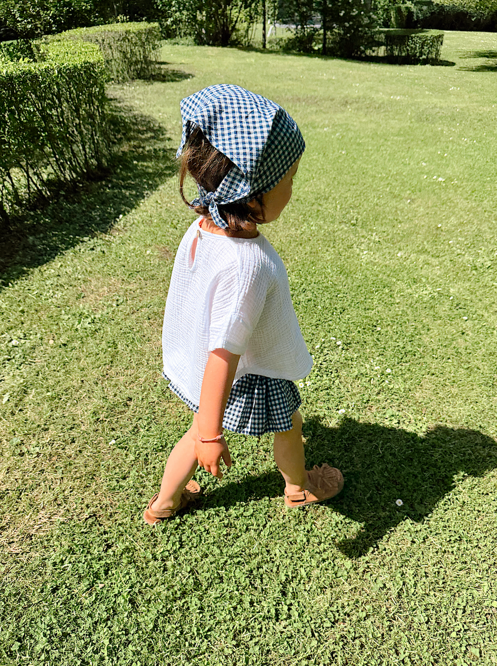 Bloomer Marta - vichy bleu