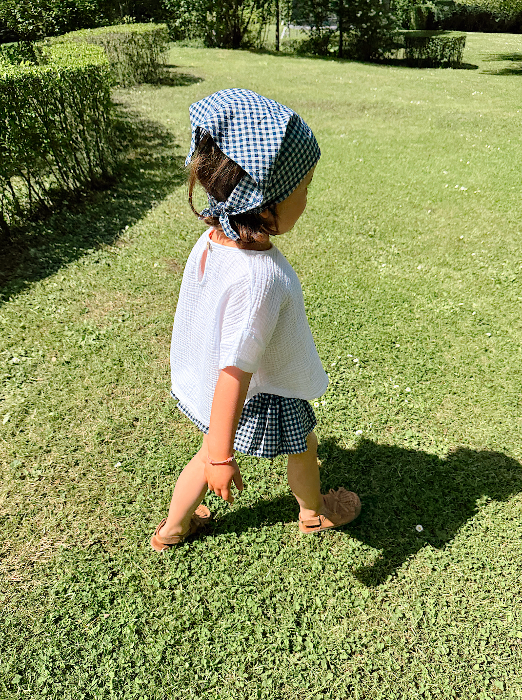 Bloomer Marta - vichy bleu