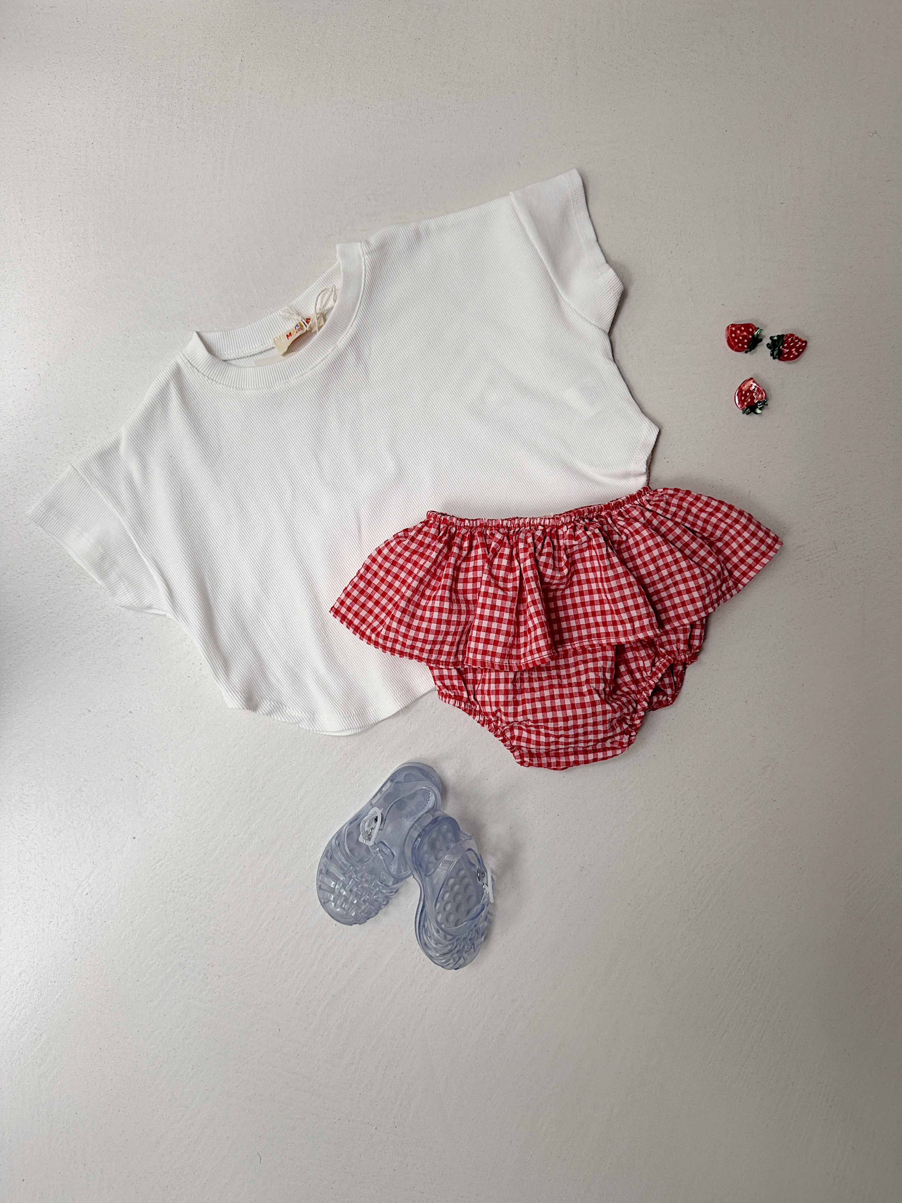 Bloomer Marta - vichy rouge