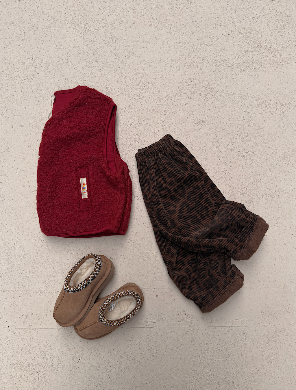 Gilet Anouk - bordeaux