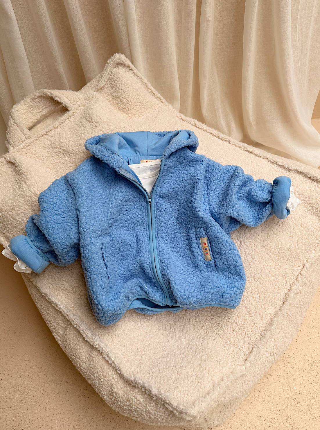 Manteau Sam - bleu ciel