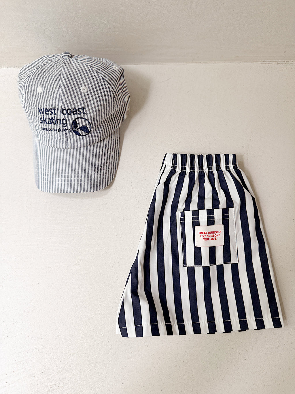 Ralph cap - blue with stripes