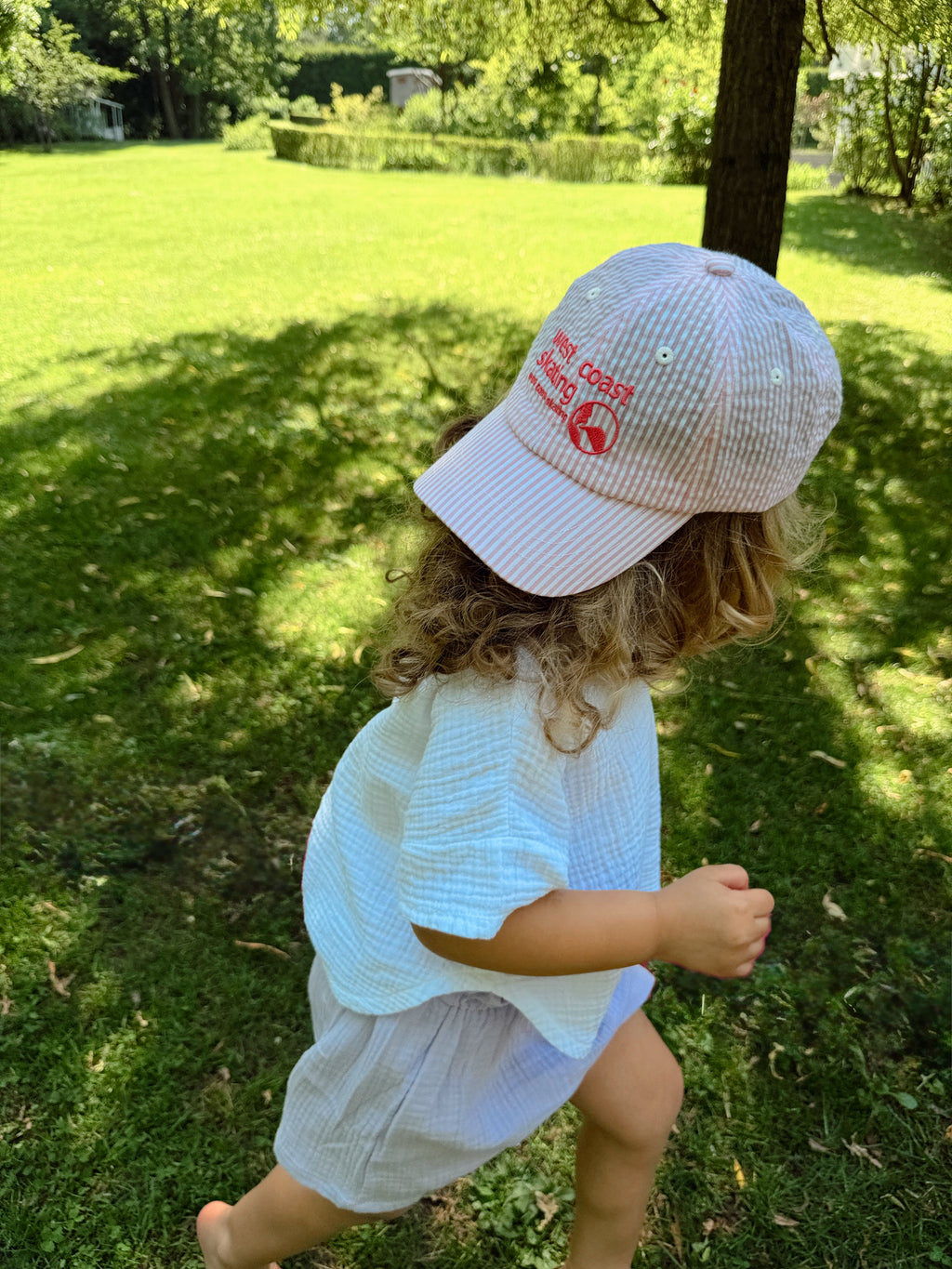 Ralph Cap - pink with stripes
