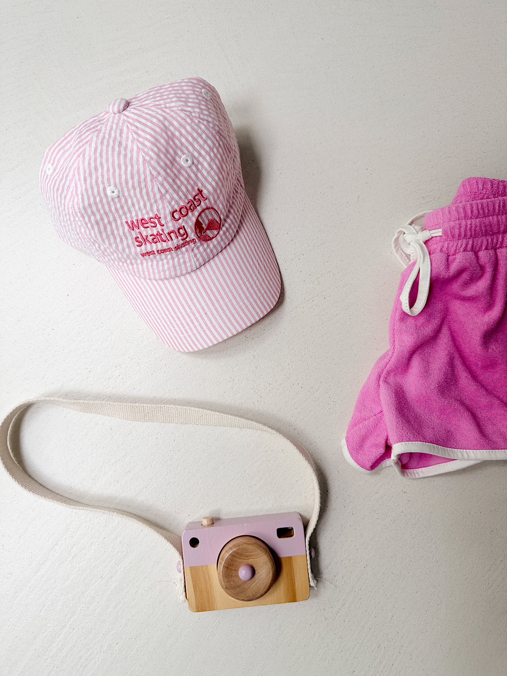 Ralph Cap - pink with stripes
