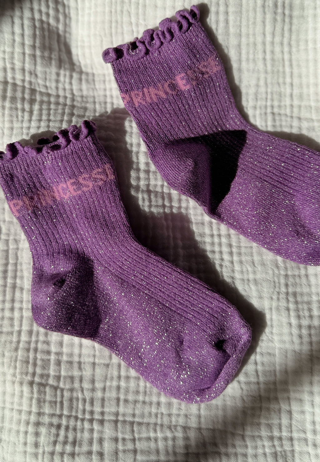 Chaussettes Princesse - mauve