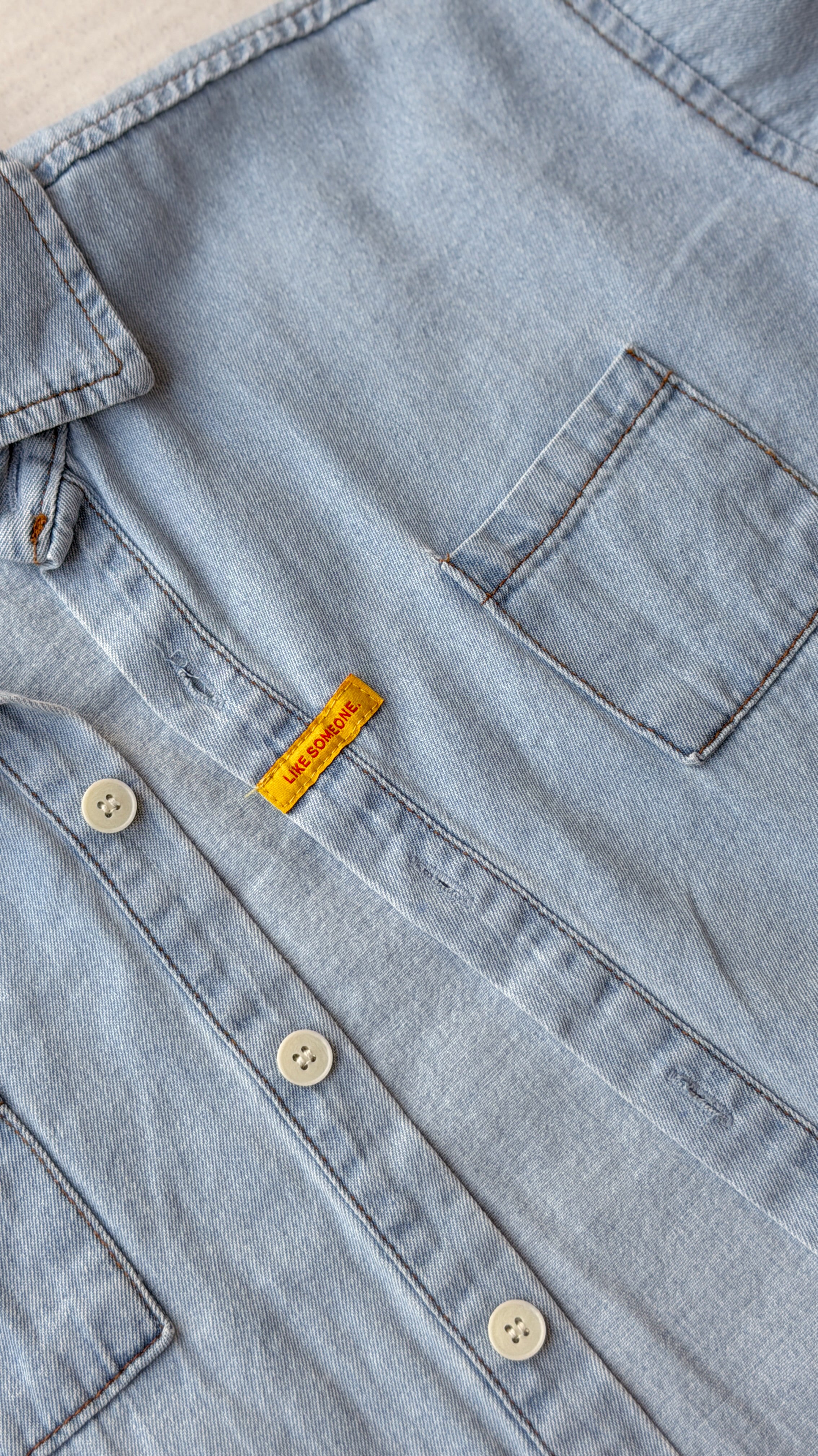 Chemise Mila - bleu clair