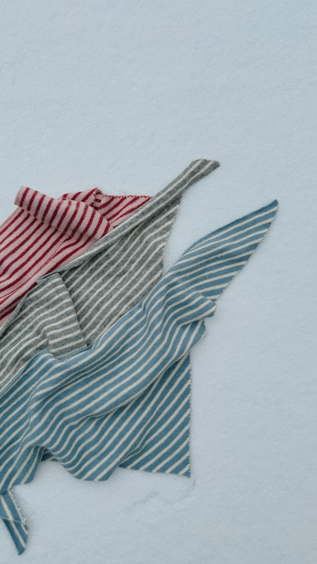 Echarpe Stripy - bleu et écru