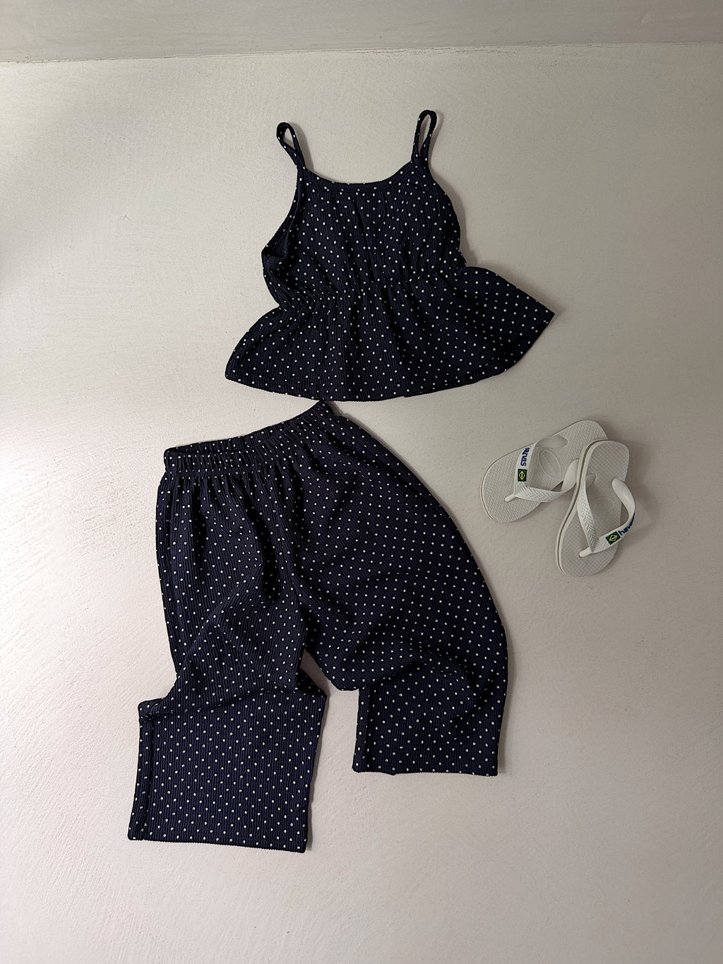 Ensemble Paloma - marine à pois