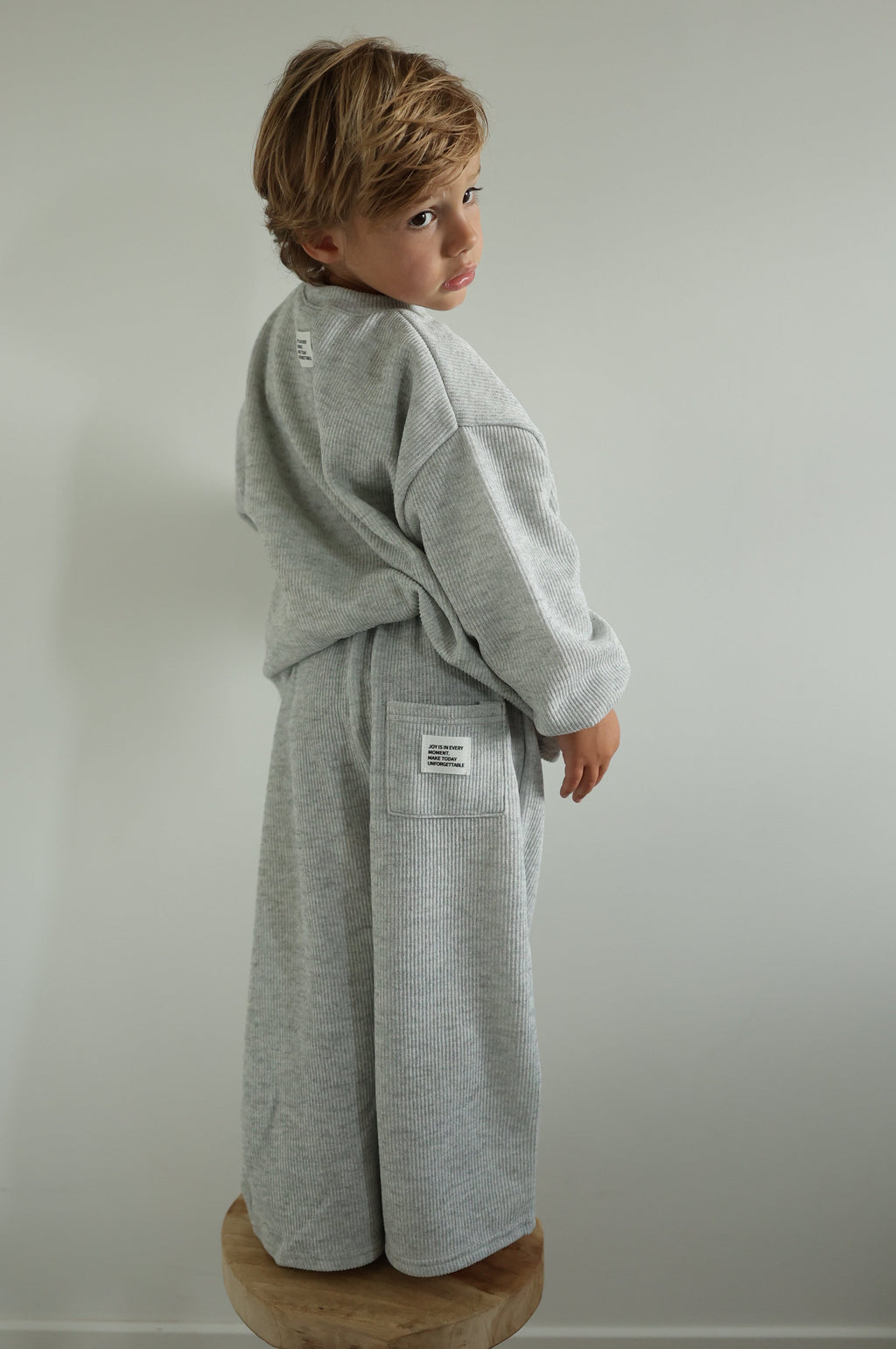 Ensemble Jude - gris chiné
