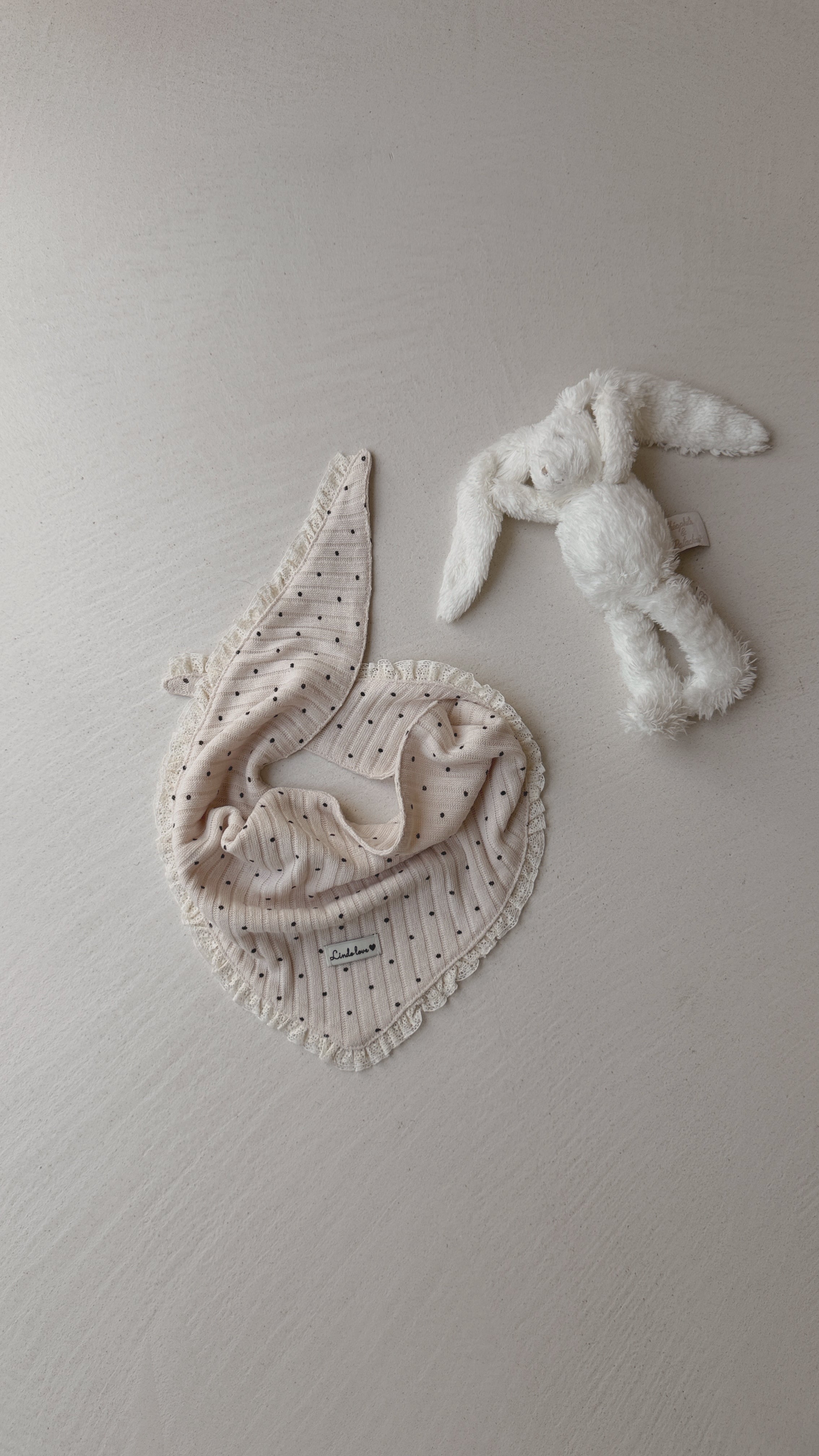 Foulard Alicia - beige à pois