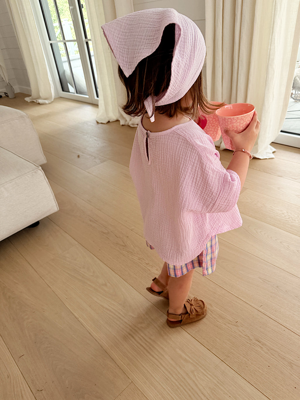 Foulard Lily - rose