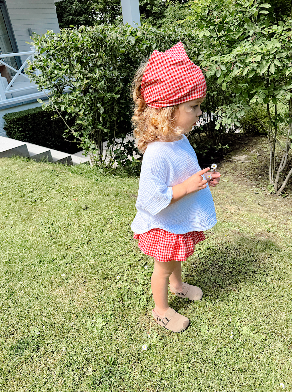 Foulard Sofia - vichy rouge