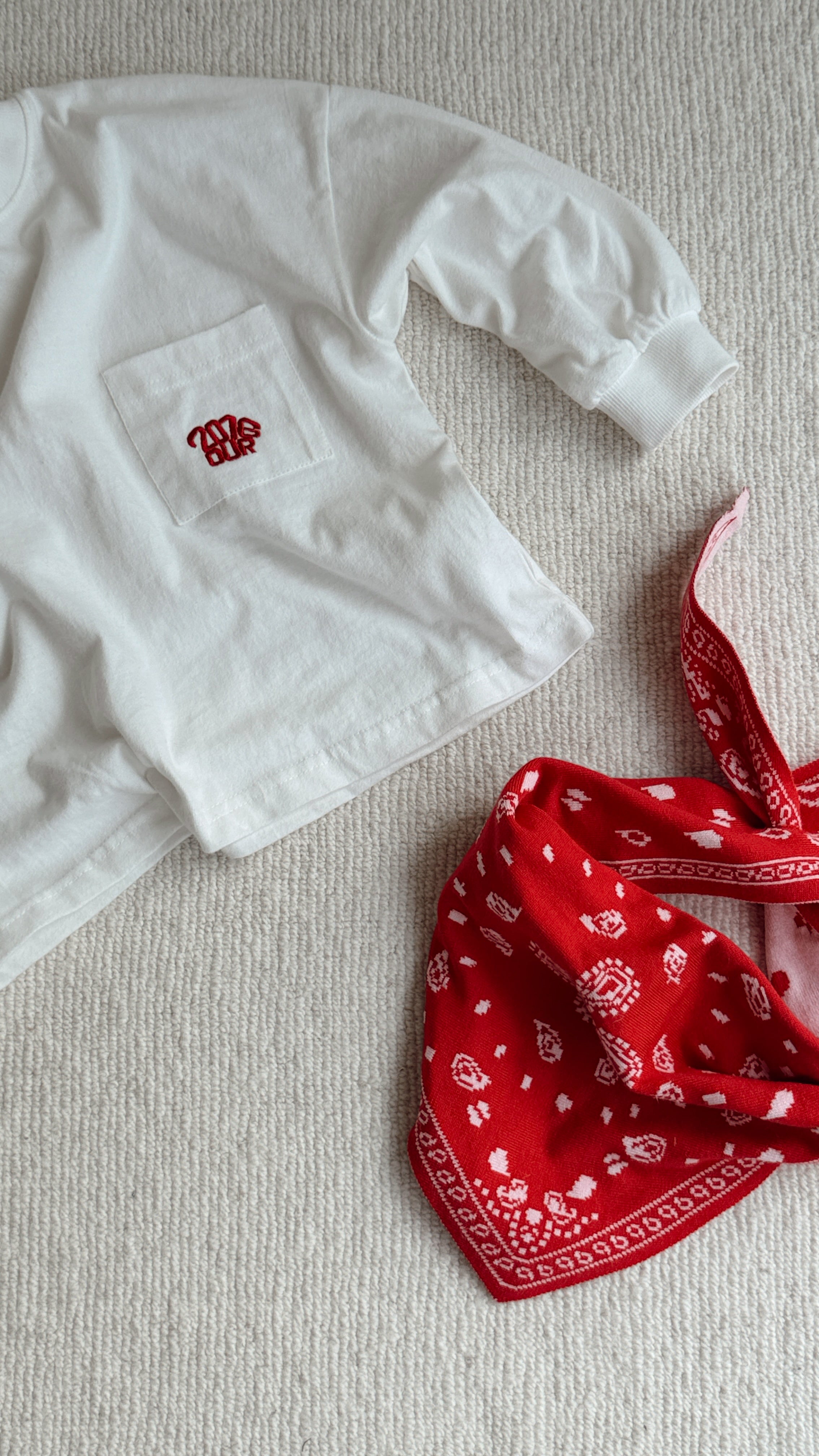 Foulard Barry - rouge