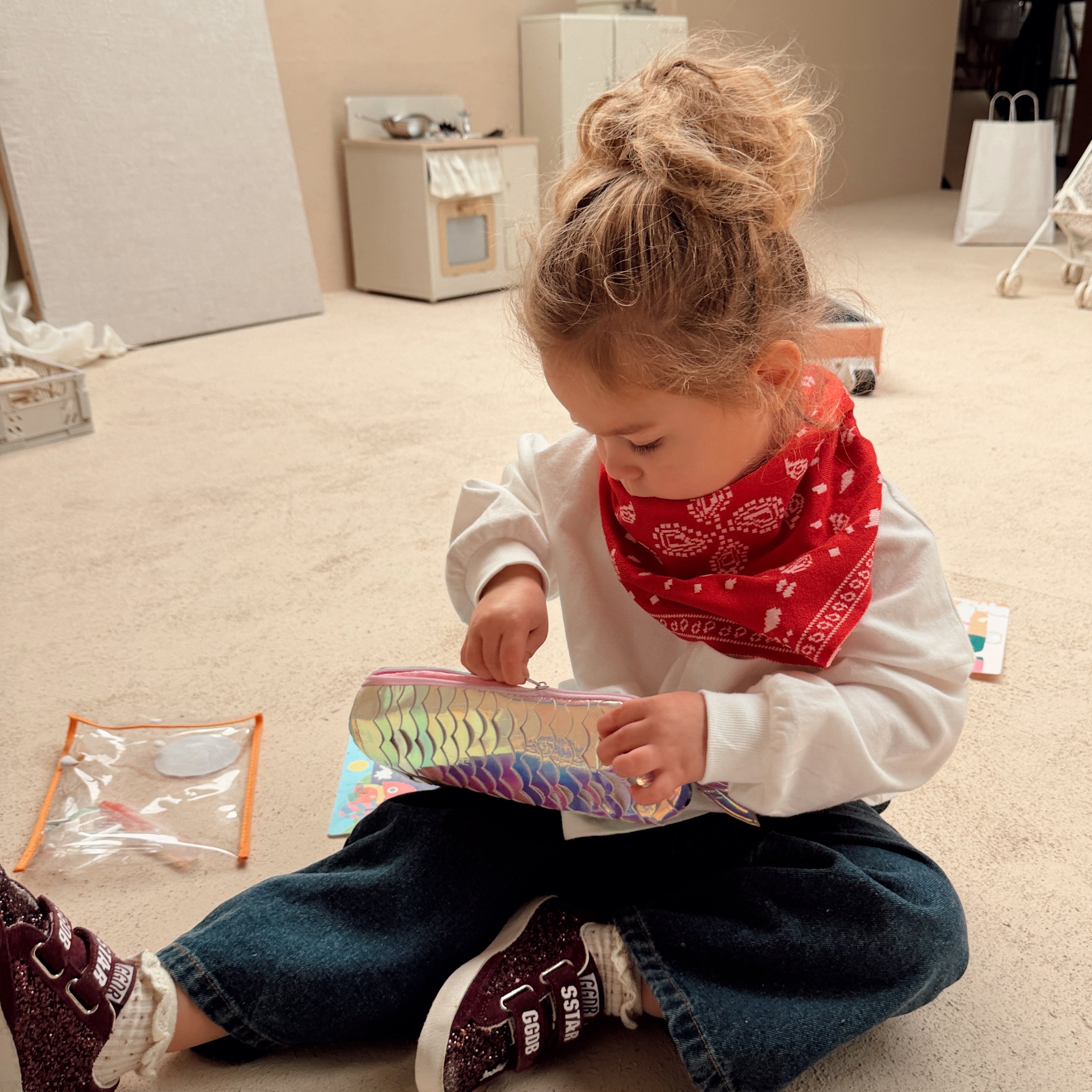 Foulard Barry - rouge