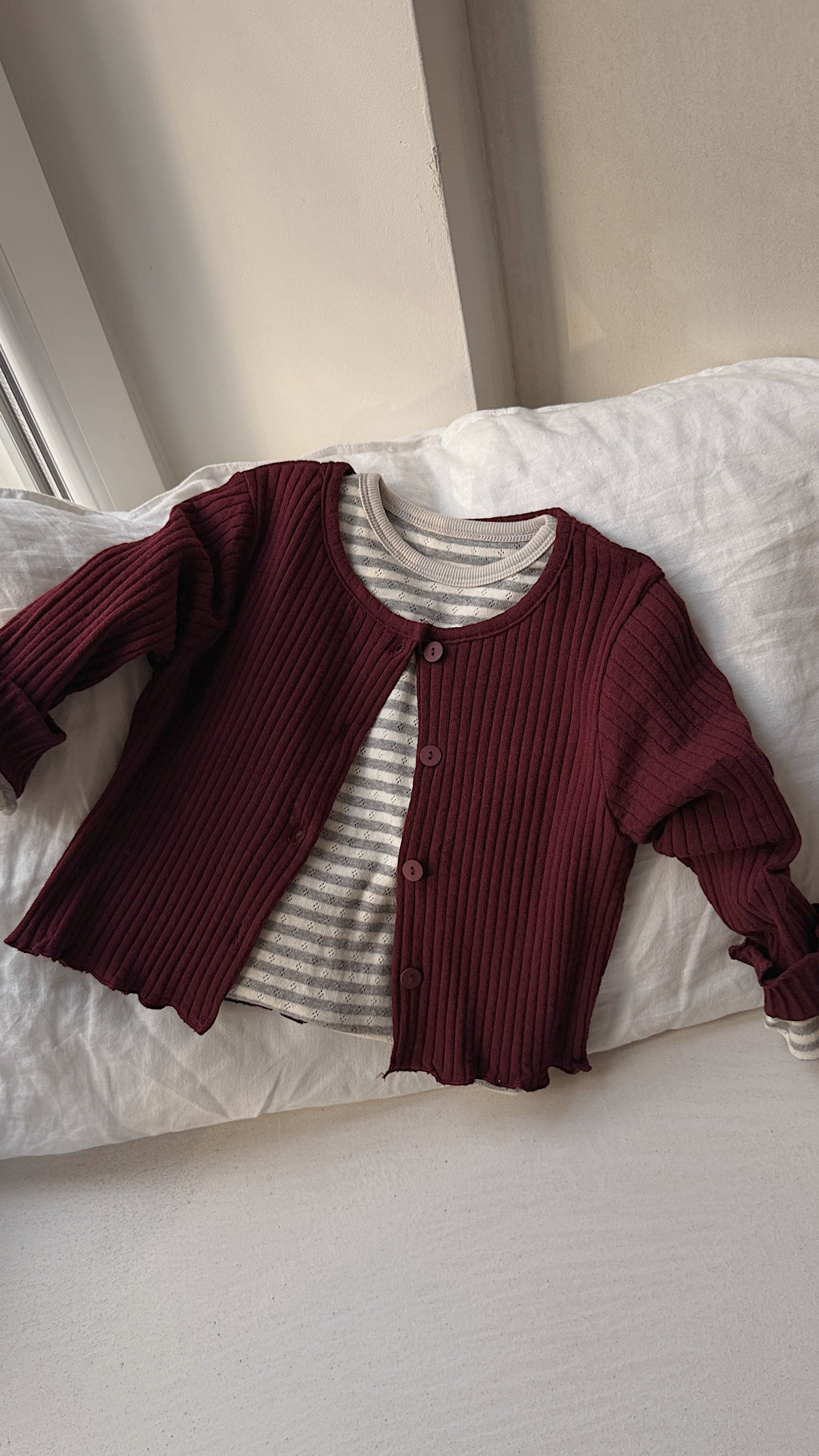 Gilet Chloé - bordeaux