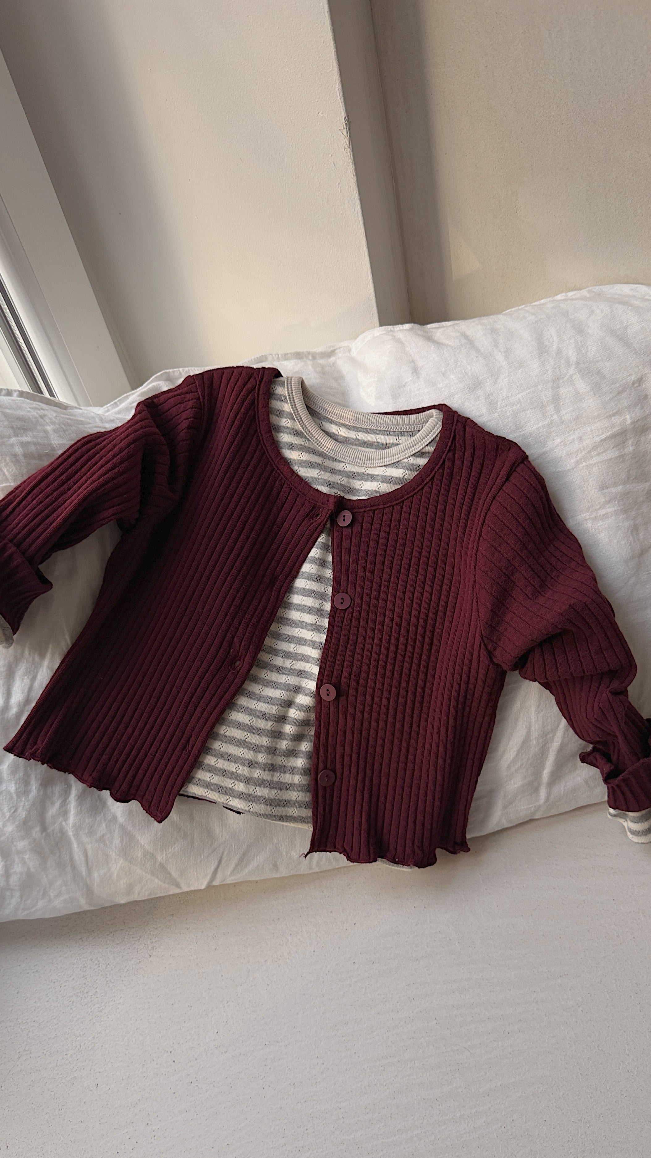Gilet Chloé - bordeaux