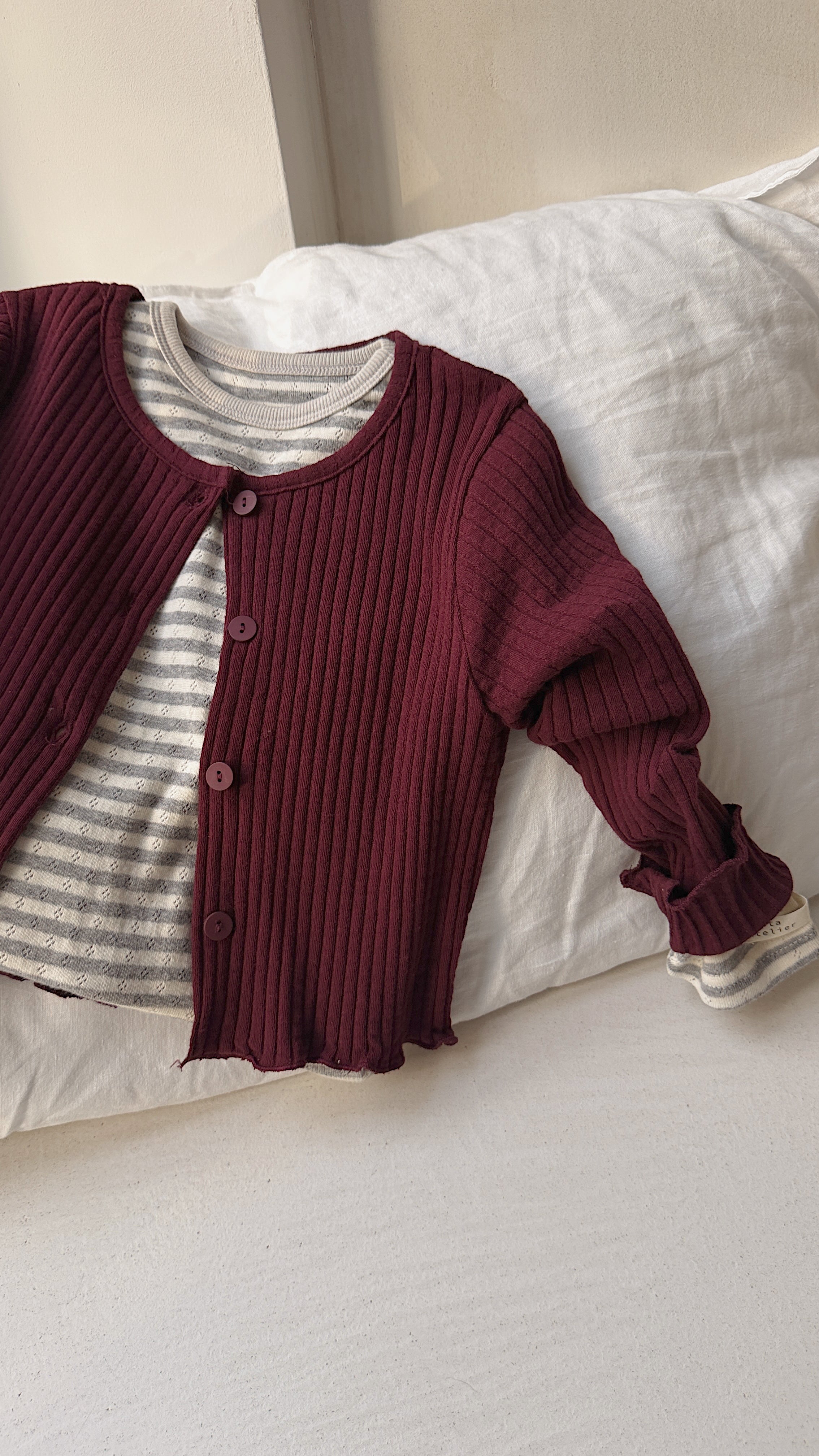 Gilet Chloé - bordeaux