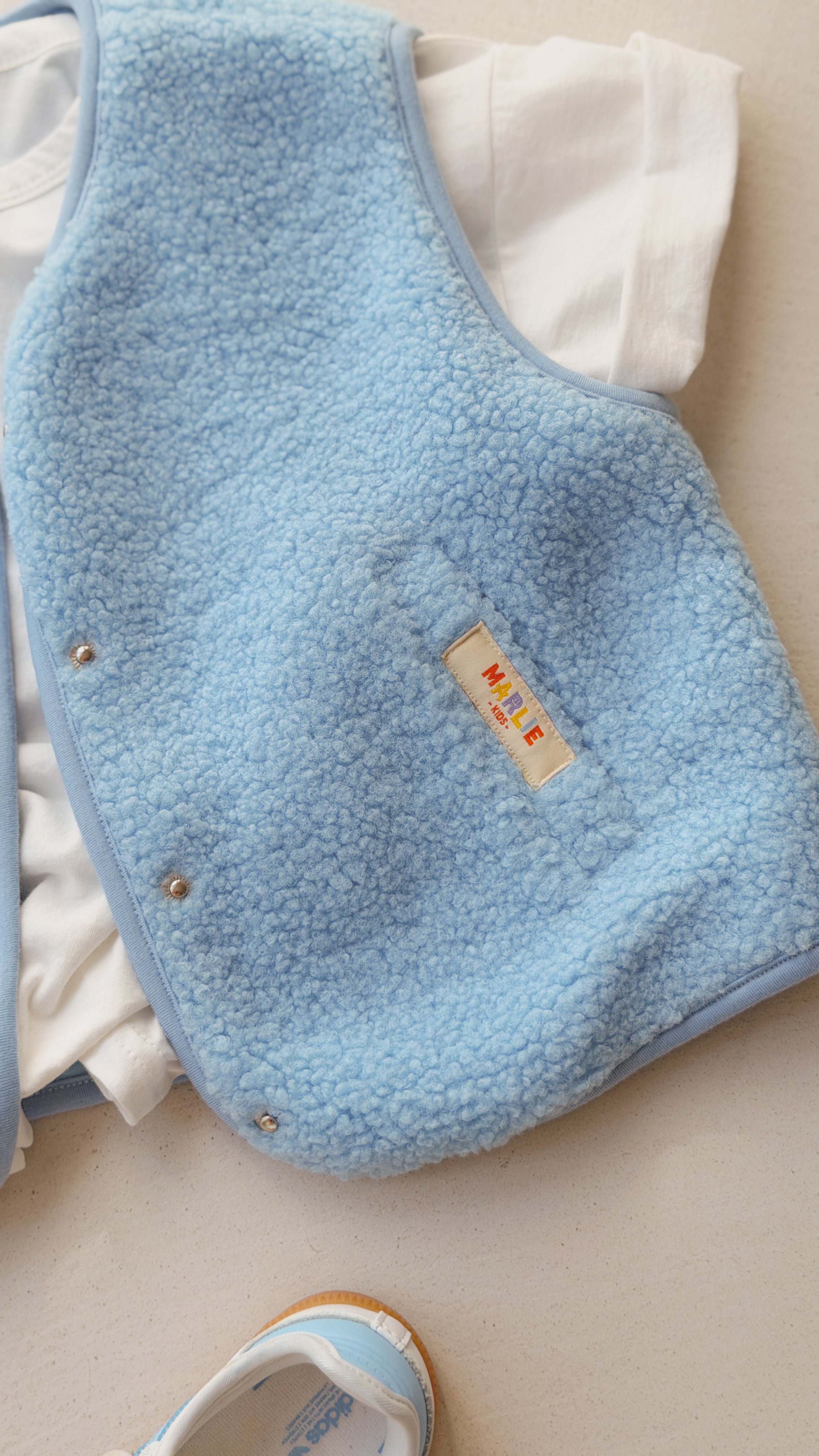 Gilet Léo - bleu ciel