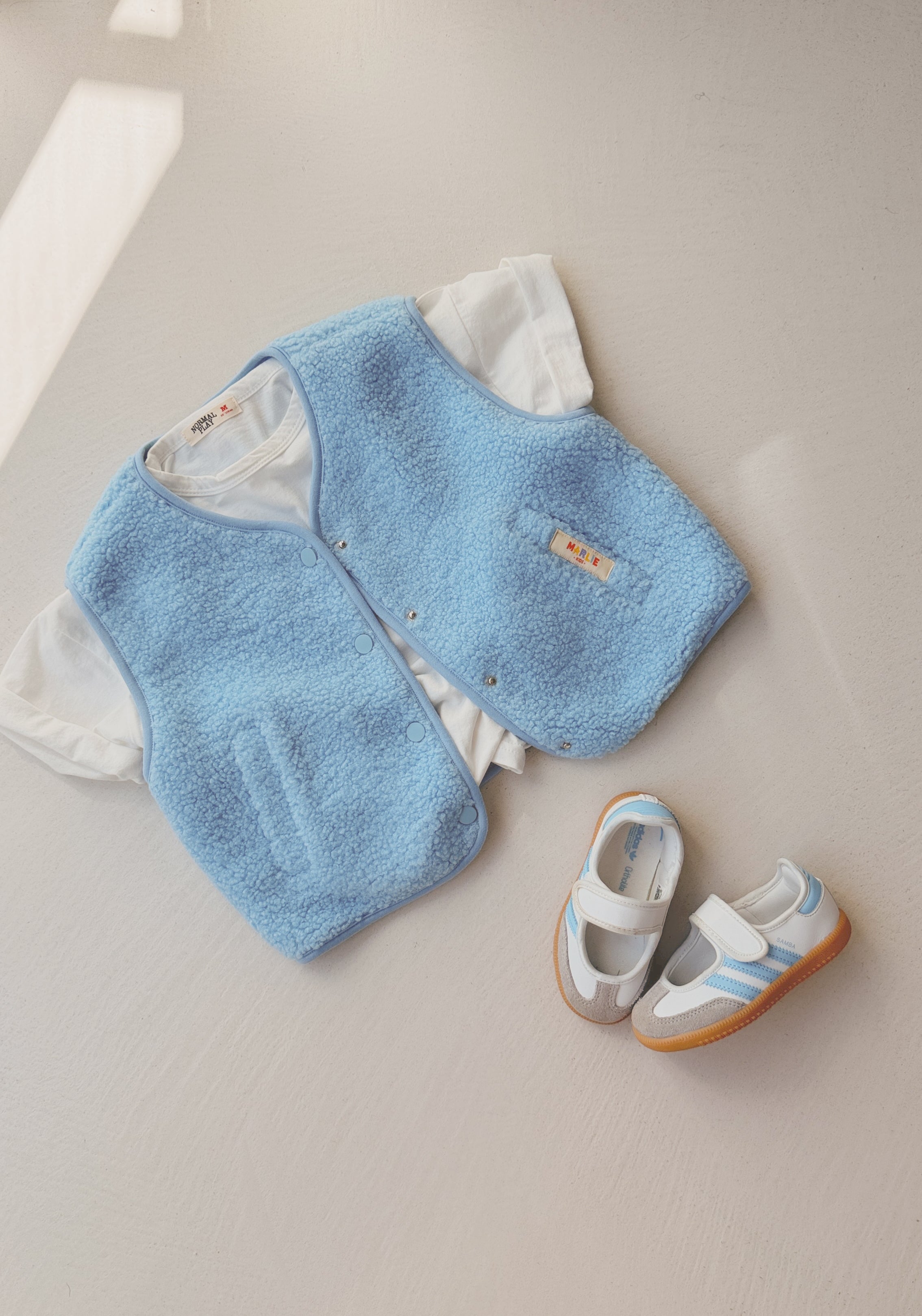 Gilet Léo - bleu ciel