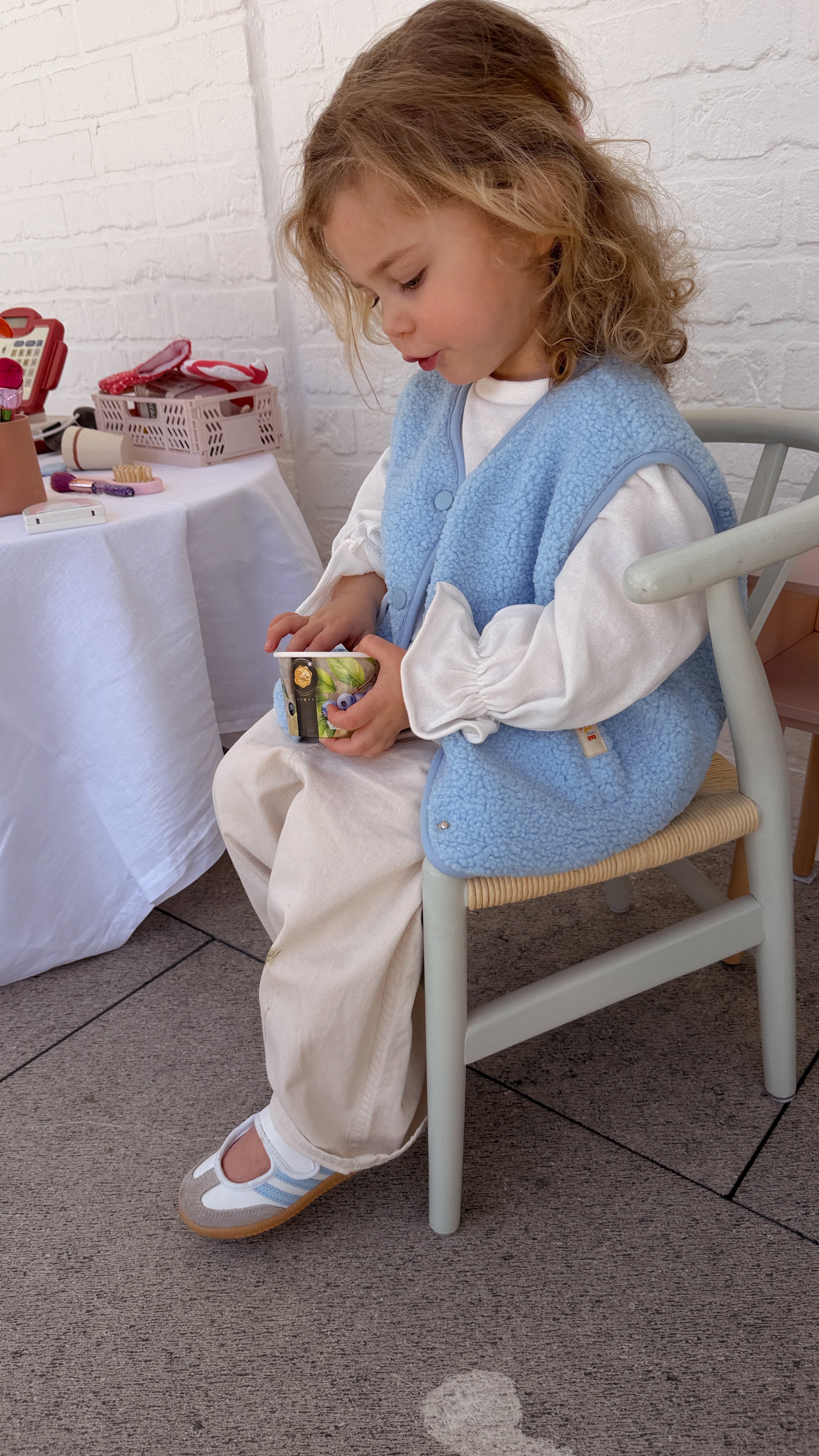 Gilet Léo - bleu ciel