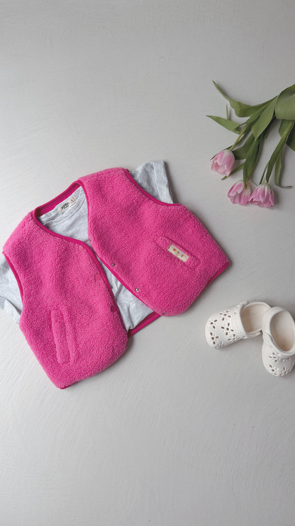 Gilet Léo - fuchsia