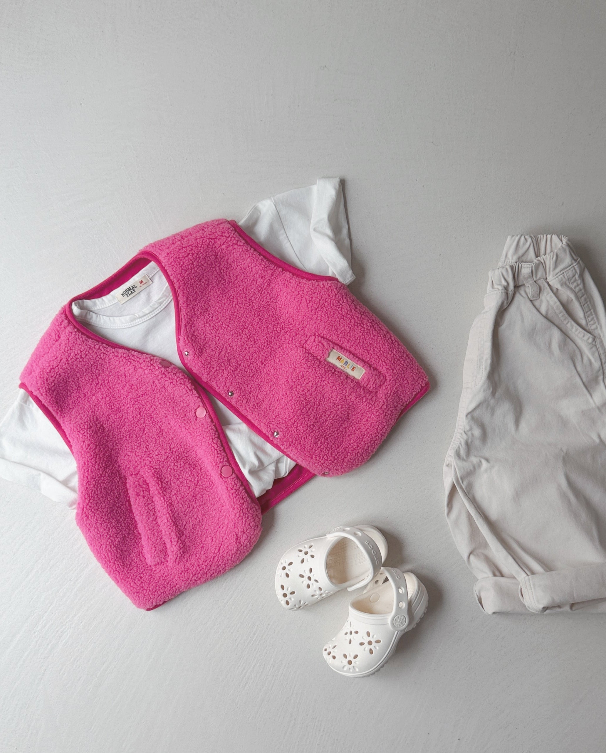 Gilet Léo - fuchsia