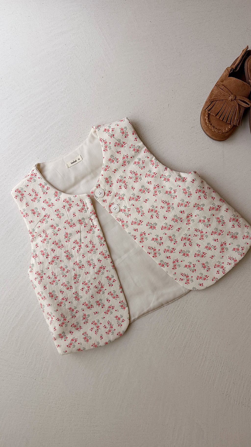 Gilet Rose - écru