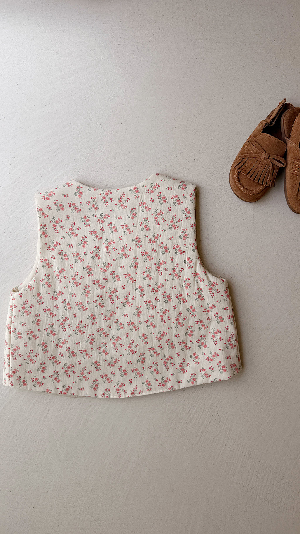 Gilet Rose - écru