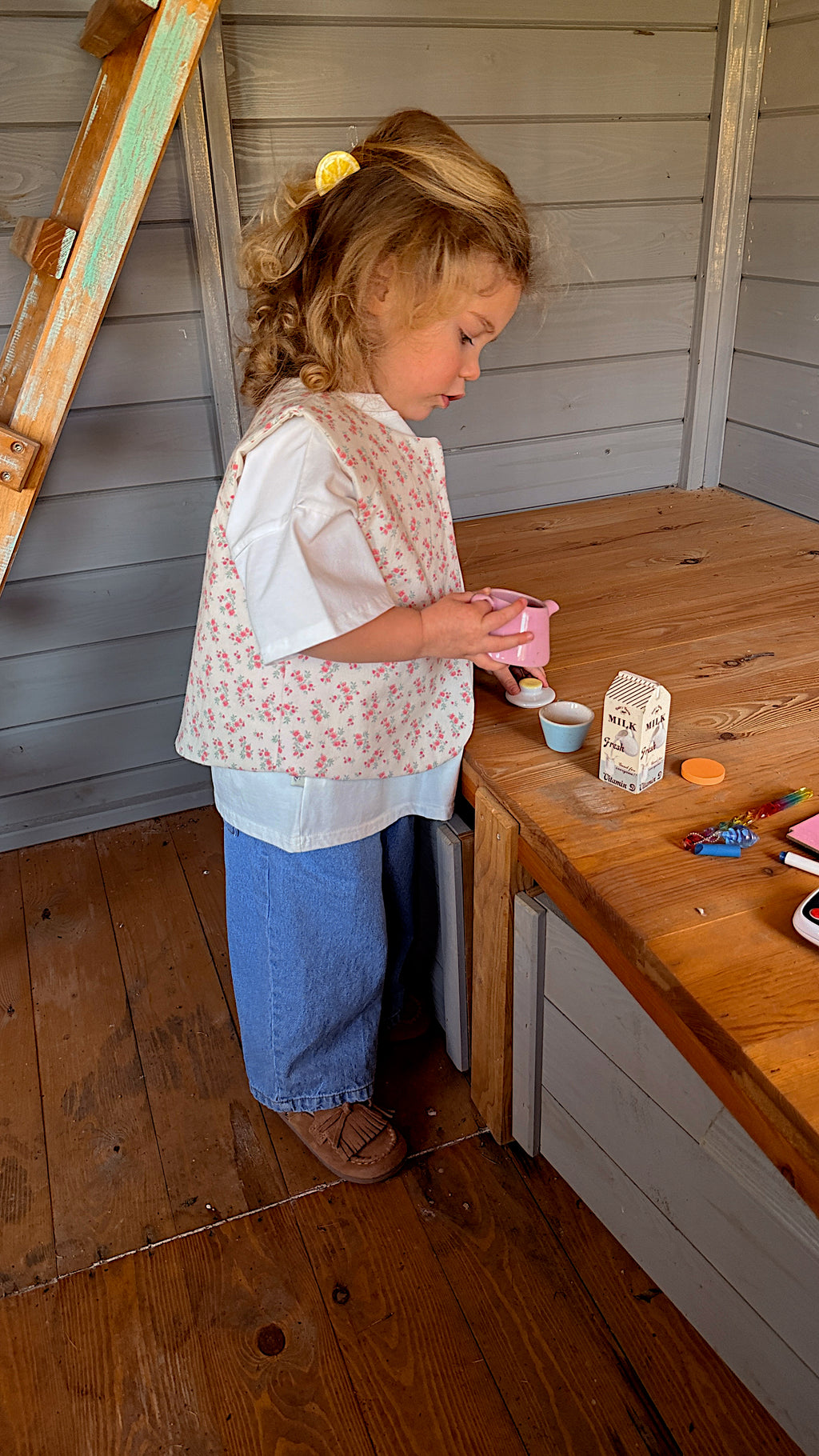 Gilet Rose - écru