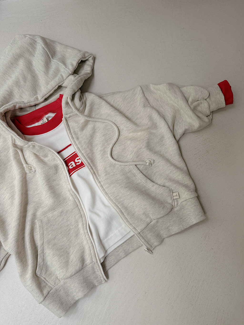 Cardigan Louis - mottled grey