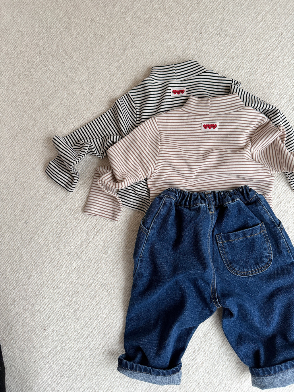 T-shirt Olivia - écru et noir