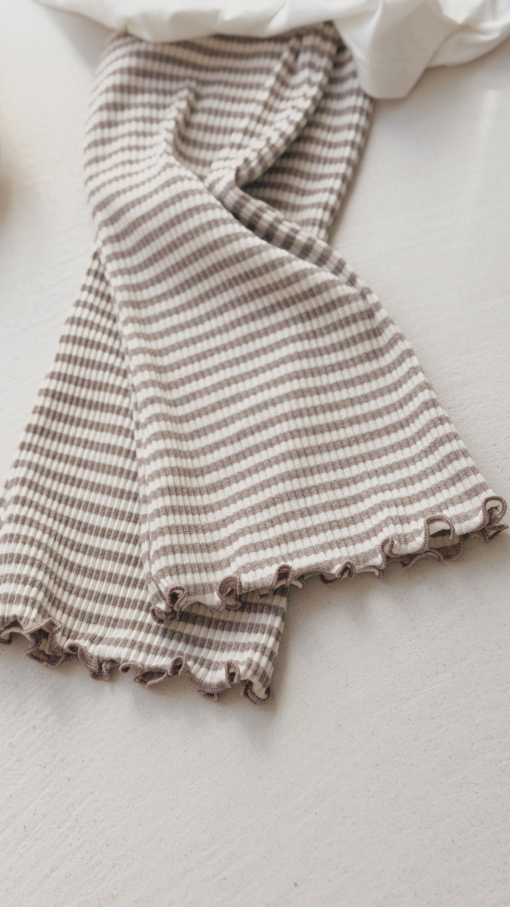 Legging June - beige et écru