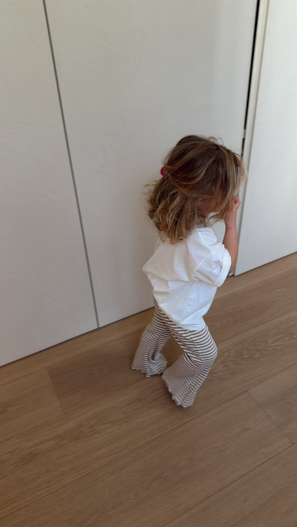 Legging June - beige et écru