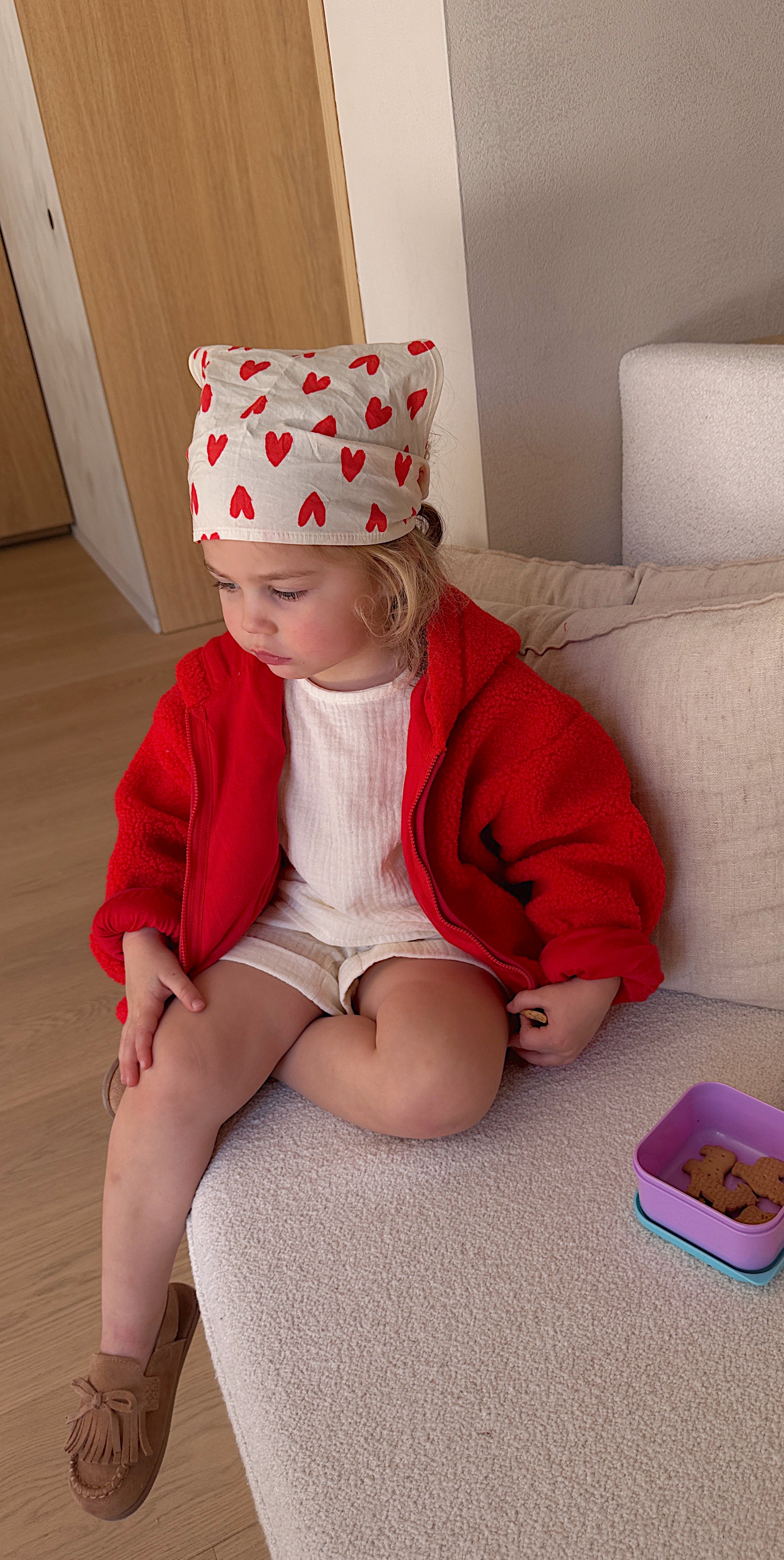 Manteau Noah - rouge