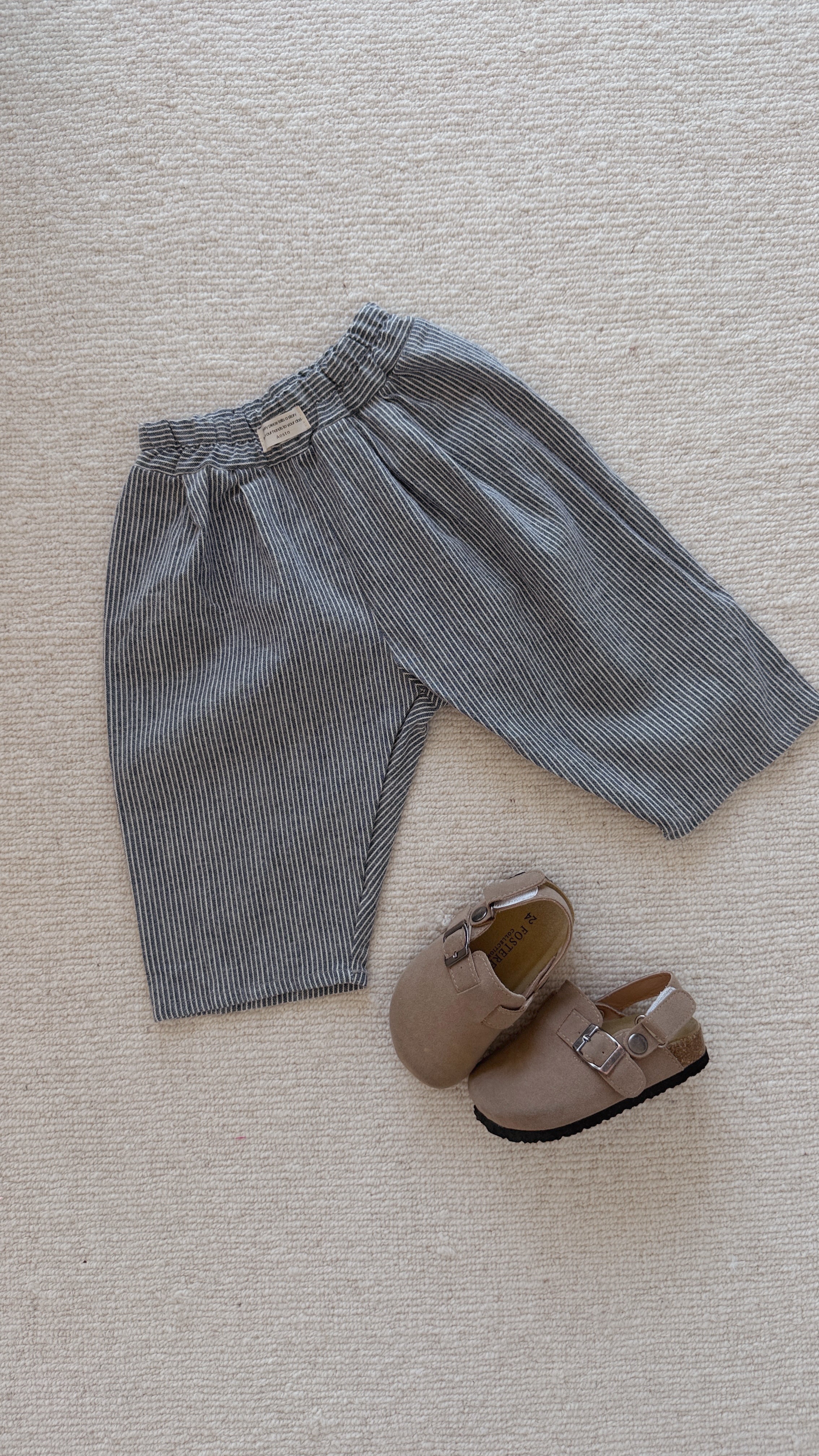Pantalon Gabin - bleu à lignes