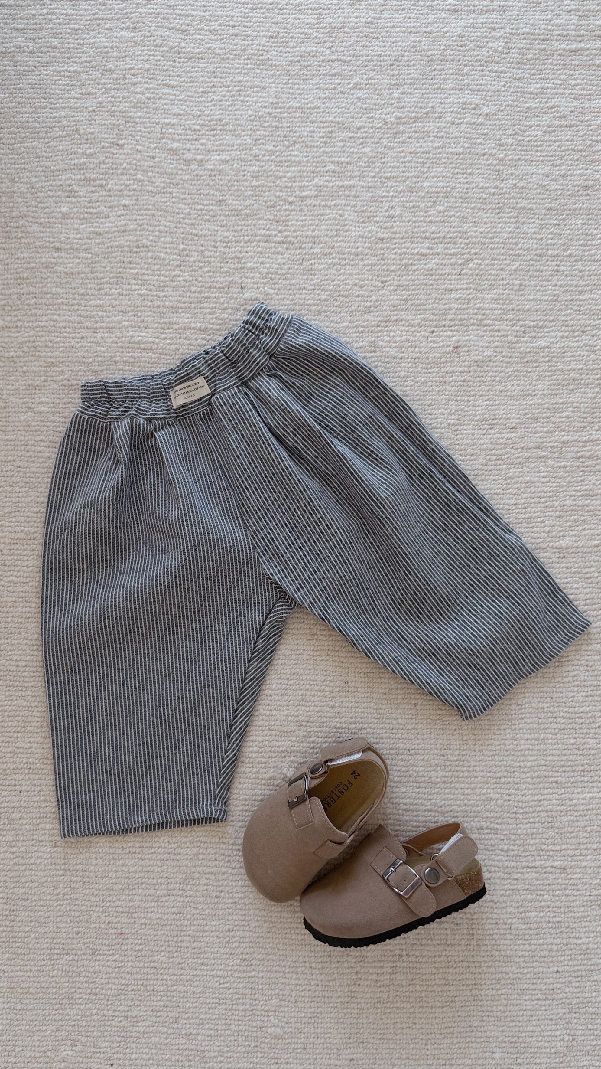 Pantalon Gabin - bleu à lignes
