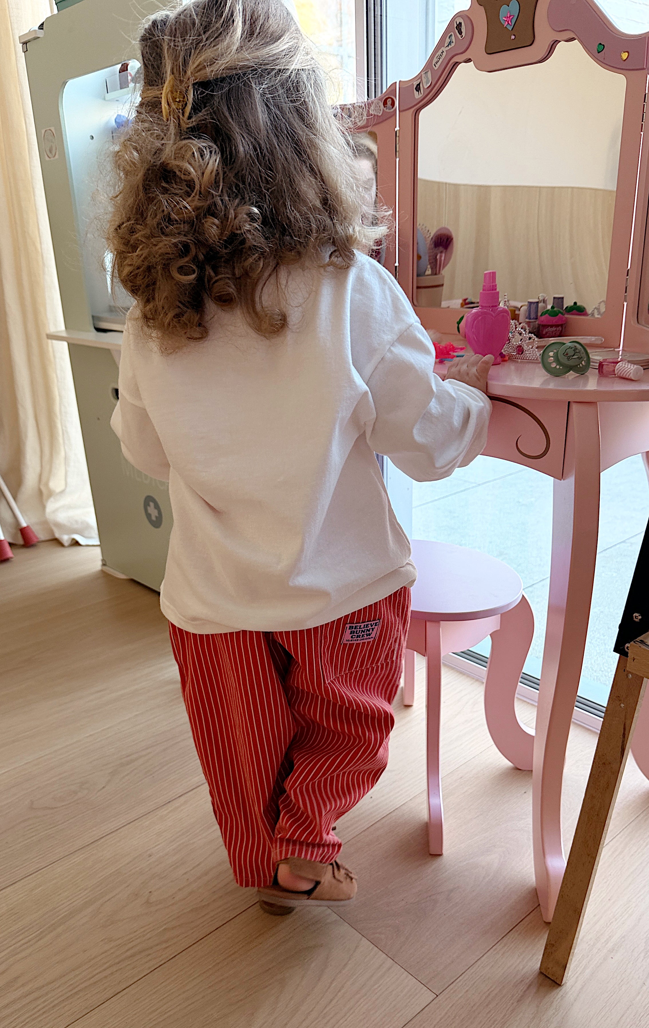 Pantalon Nikos - rouge