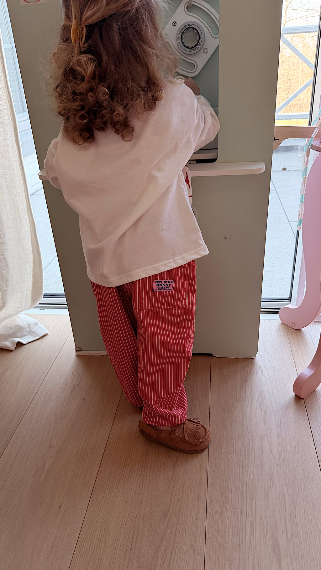 Pantalon Nikos - rouge