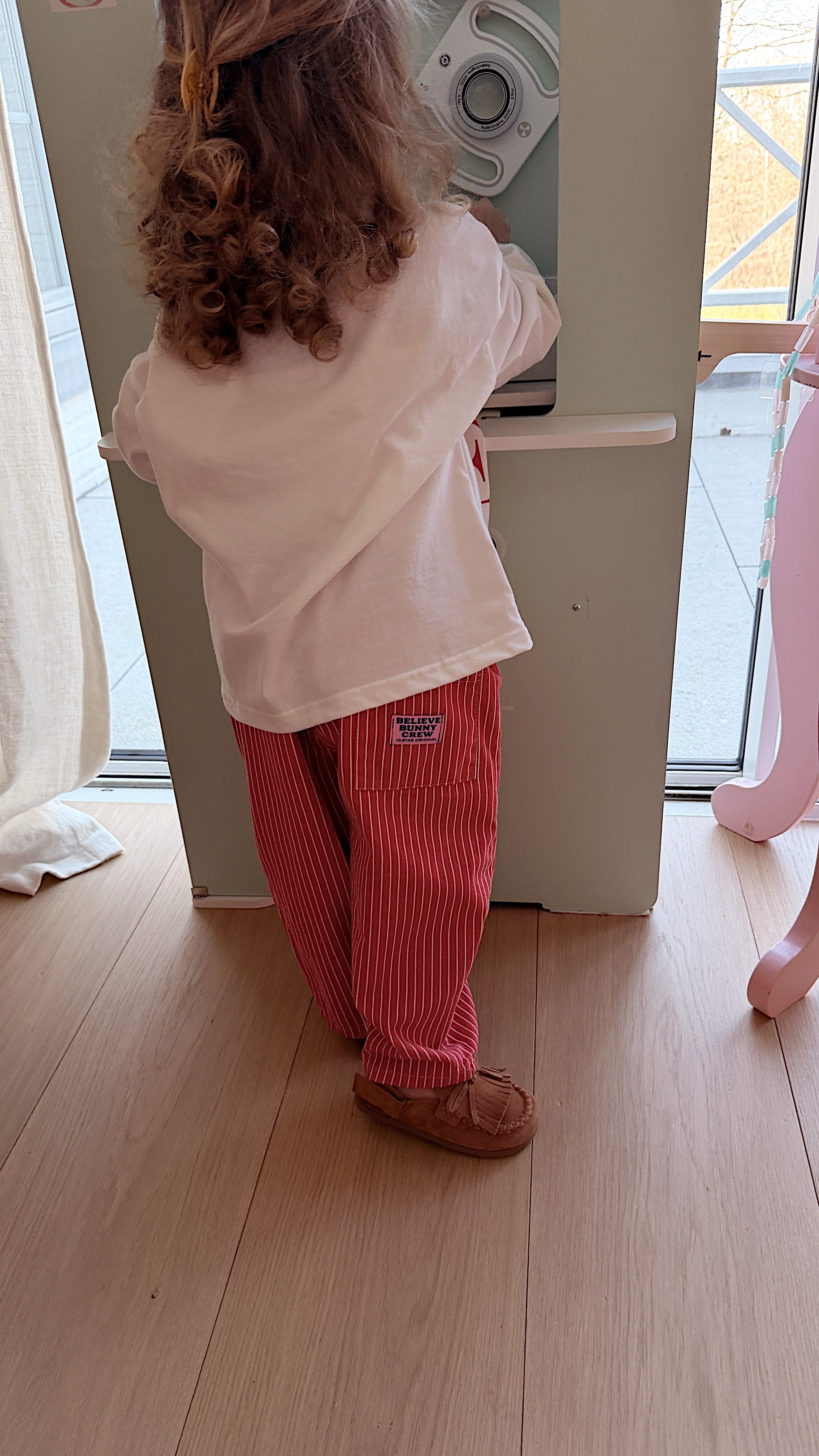 Pantalon Nikos - rouge