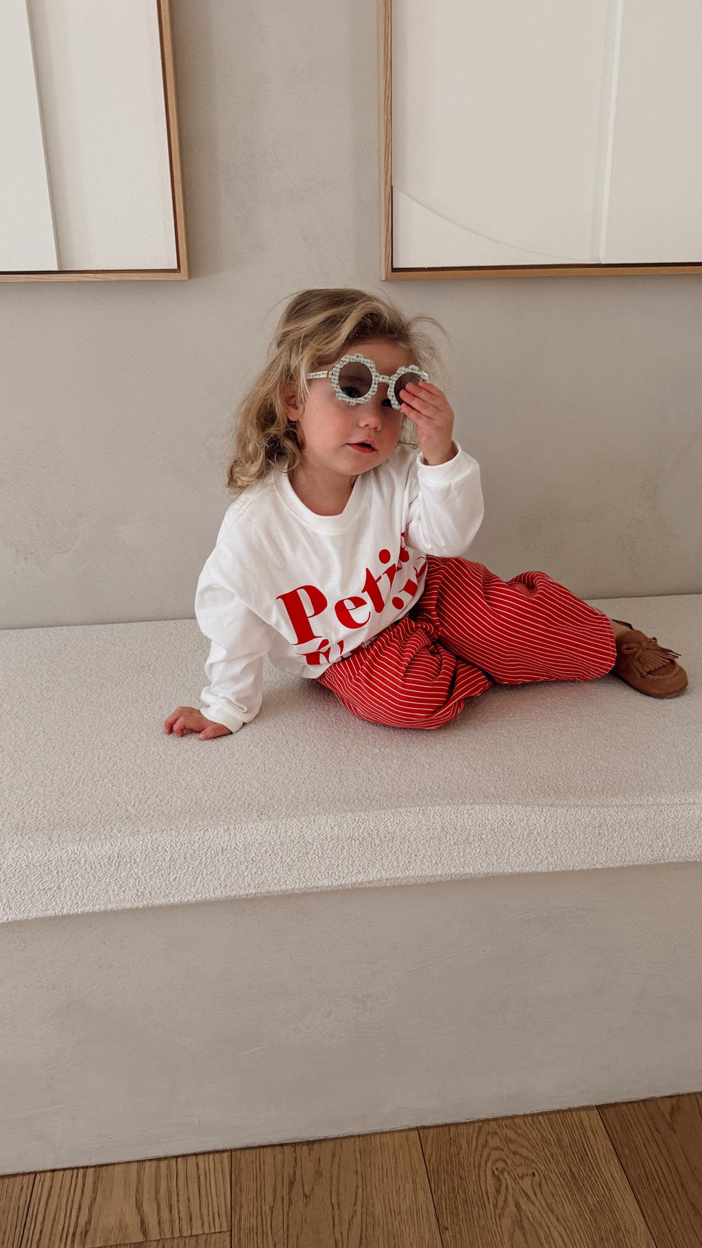 Pantalon Nikos - rouge