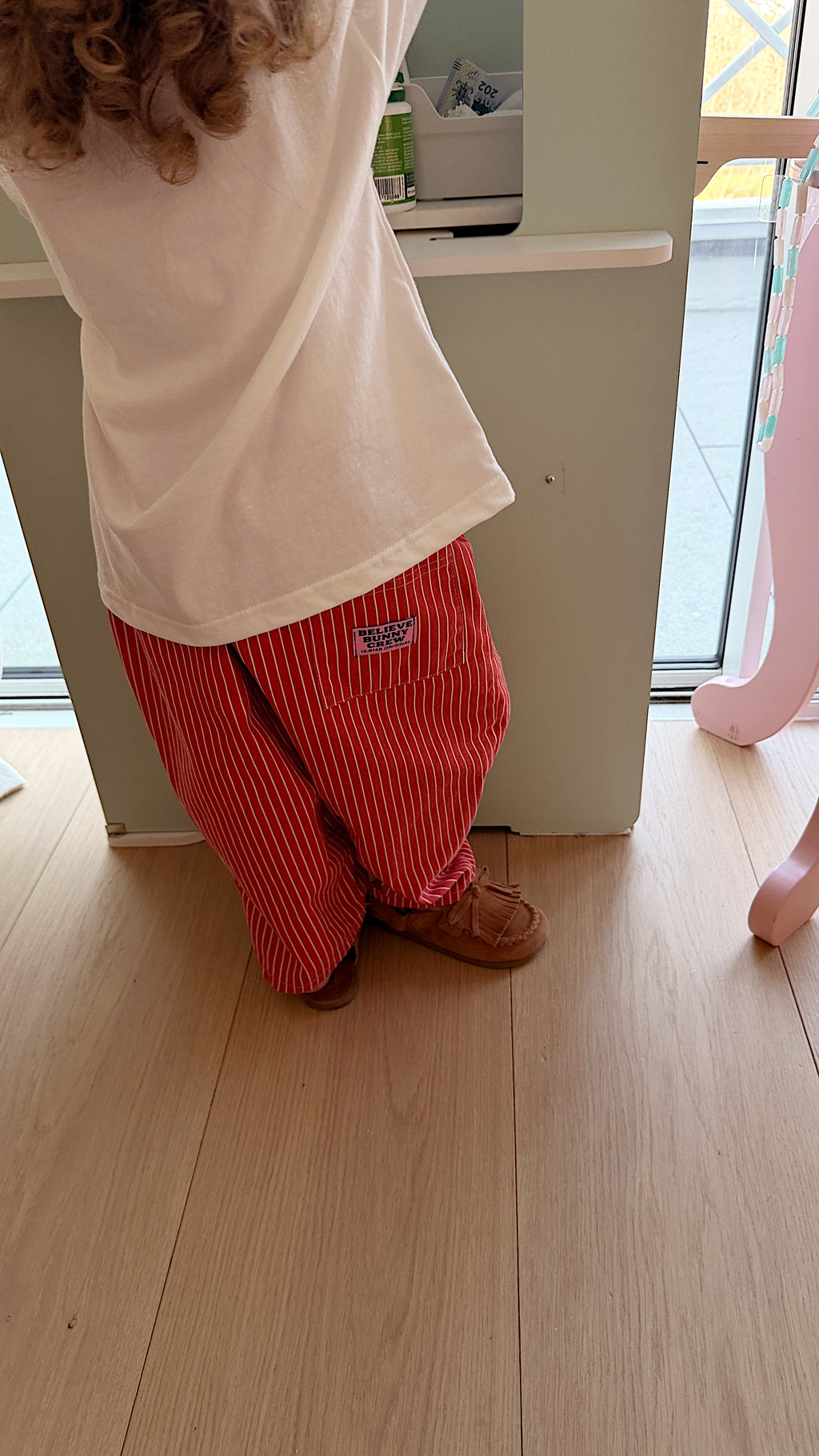 Pantalon Nikos - rouge