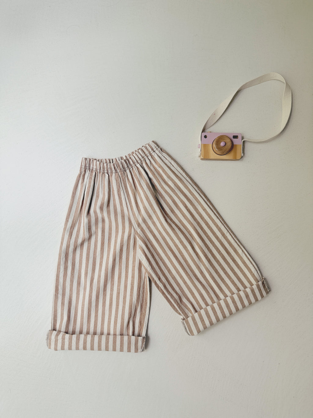 William trousers - beige with stripes