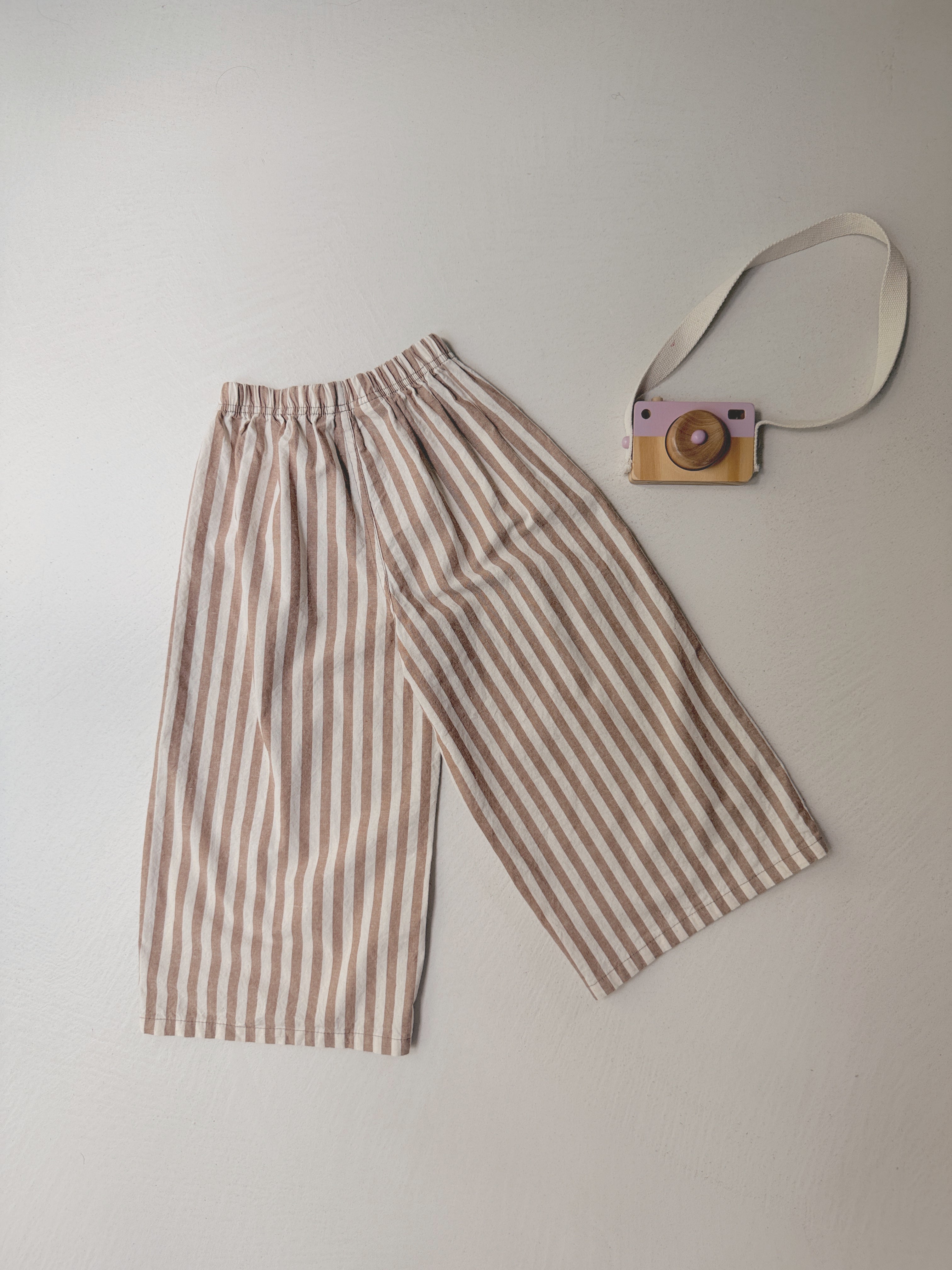 William trousers - beige with stripes