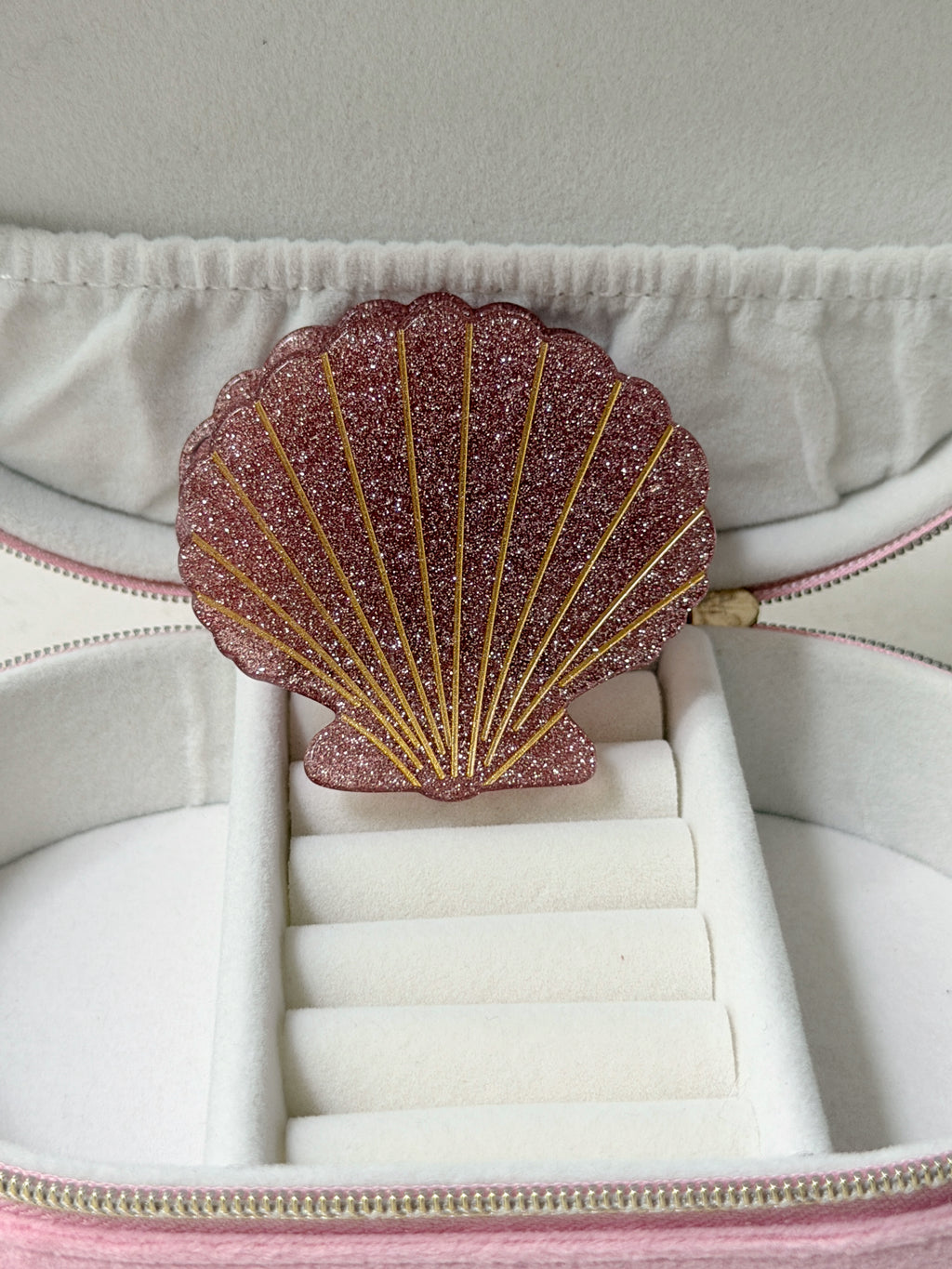 Shell Clip - pink